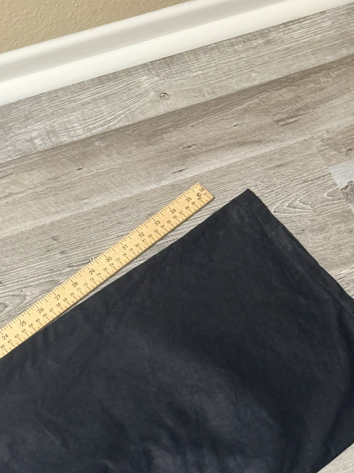 Other Discont’d Waxed Black Baggy Denim Size US 30 / EU 46 - 6 Thumbnail