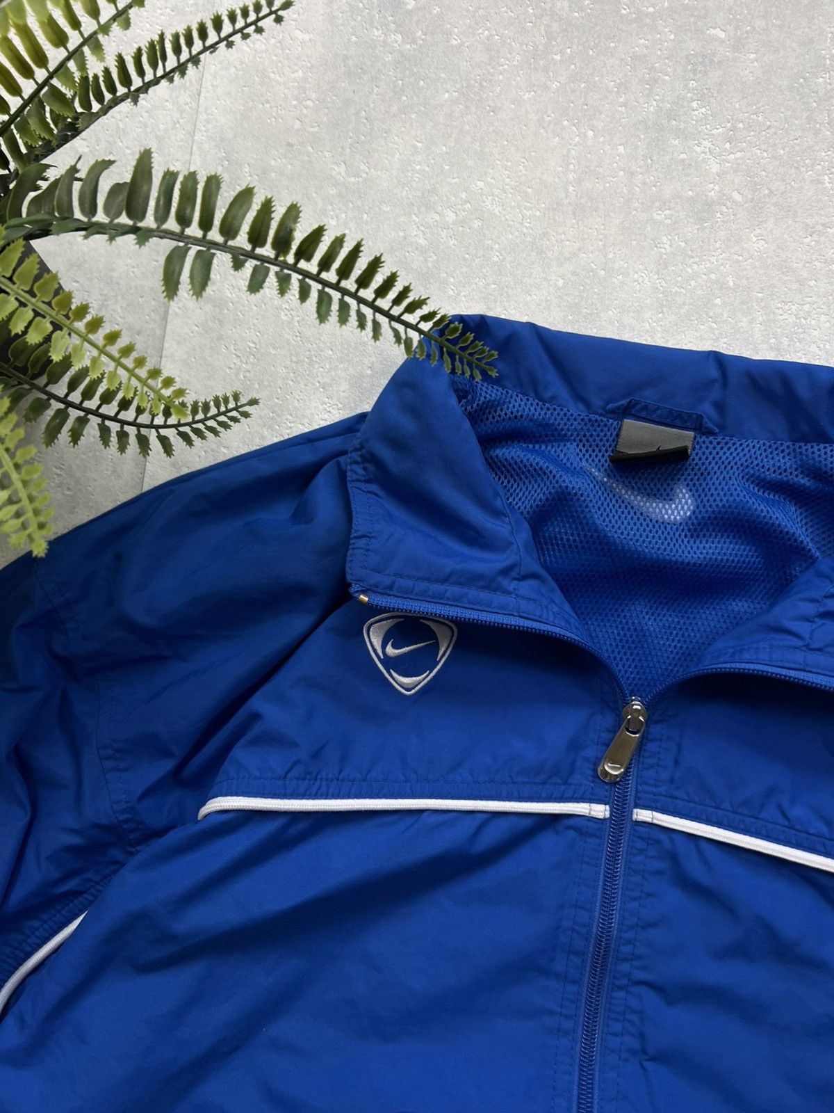 Nike 90’s NIKE TEAM RETRO SWOOSH LOGO Y2K VINTAGE TRACK JACKET Size US L / EU 52-54 / 3 - 5 Thumbnail