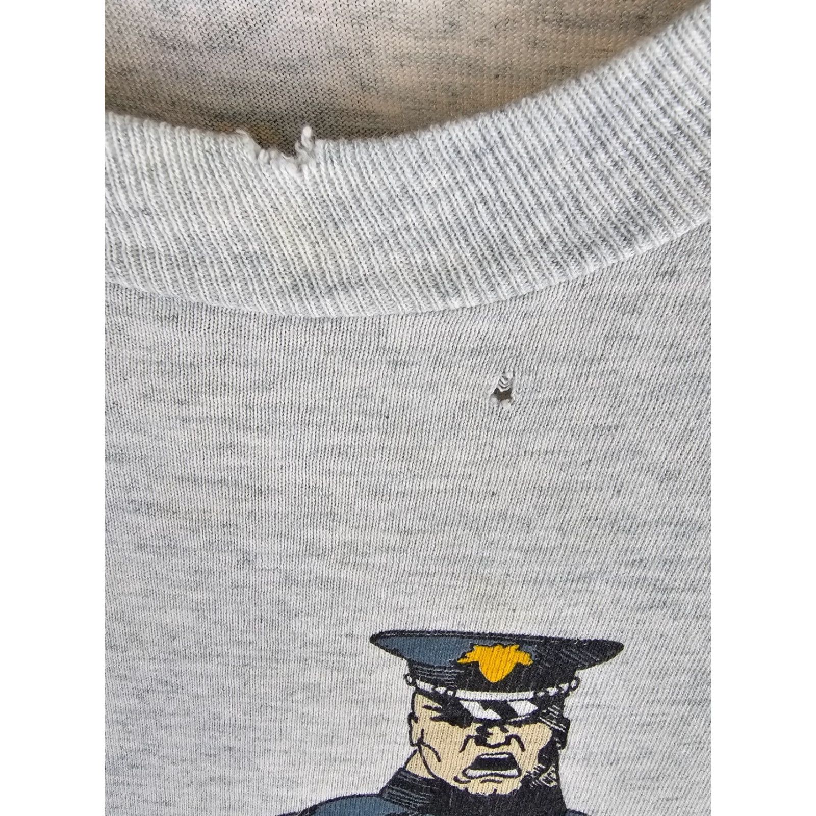 Fruit Of The Loom VINTAGE 91' BEAT NAVY USN US NAVY SLAM THE SQUIDS GO ARMY LONG SLEEVE T-SHIRT XL Shirt Mens Gray 90s Western Size US XL / EU 56 / 4 - 3 Thumbnail