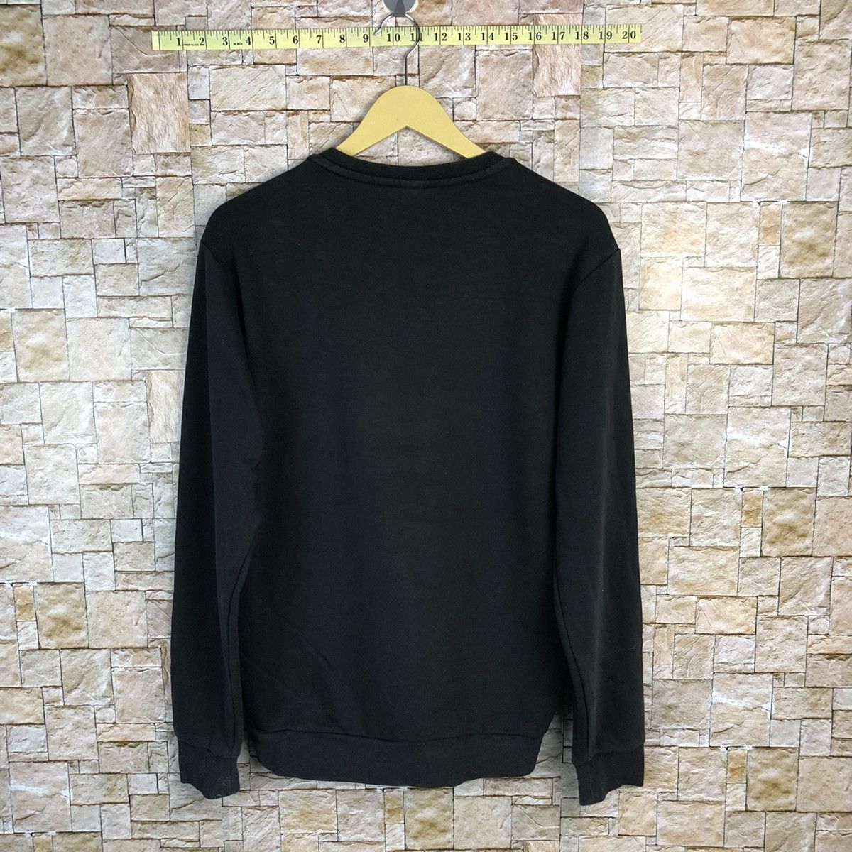 Vintage Black Sweatshirt #A411 Size US M / EU 48-50 / 2 - 11 Thumbnail