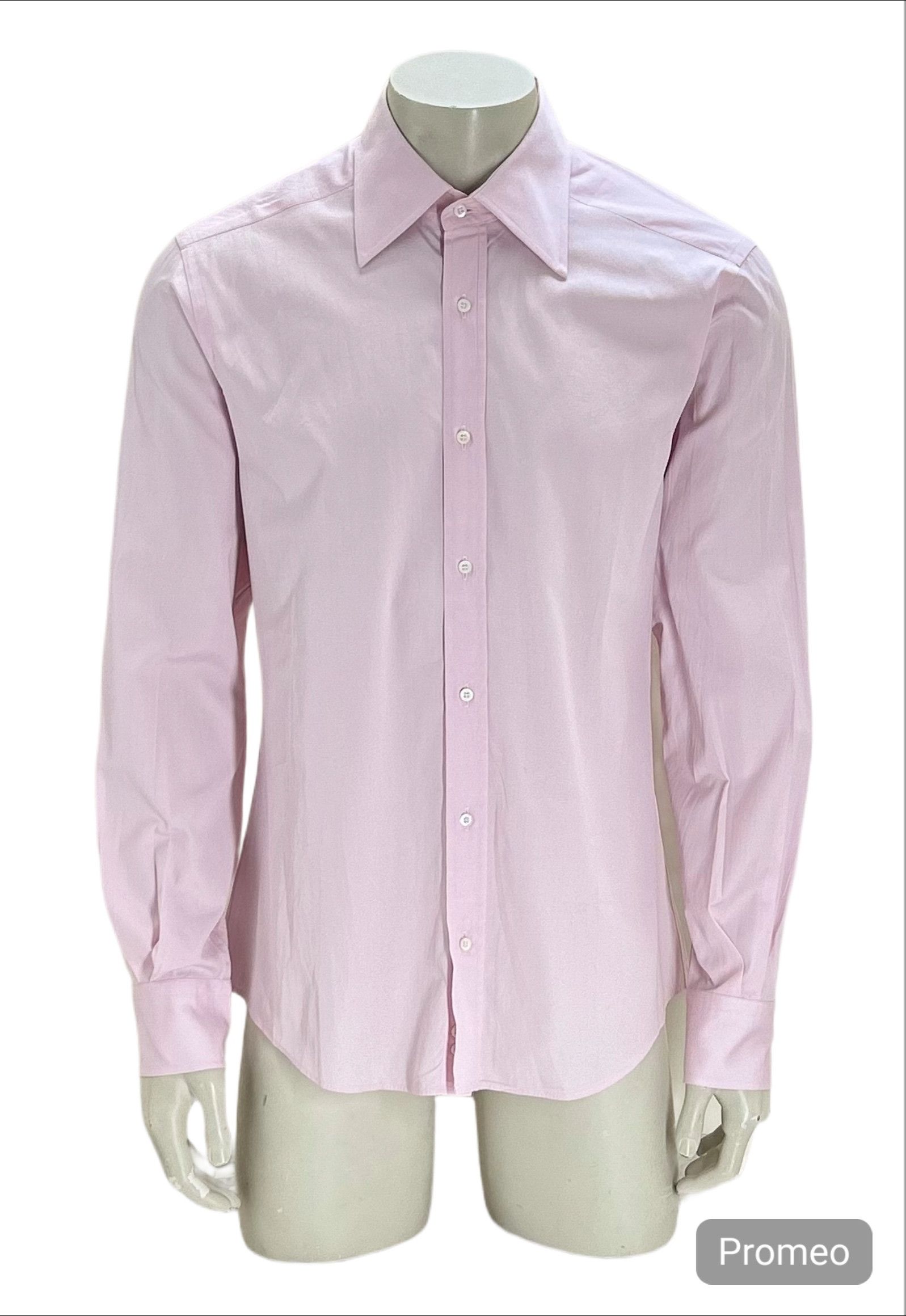 Gucci Gucci Pink Classic Dress Shirt - Slim Fit Size US L / EU 52-54 / 3 - 1 Thumbnail