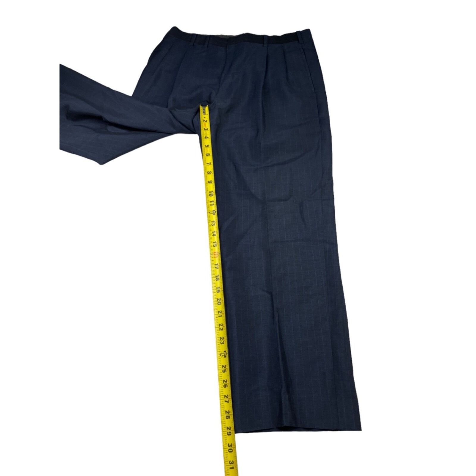 Oxxford Clothes VTG Oxxford Clothes Men's Manhattan Lightweight Suit Blue St Size 44R - 14 Thumbnail