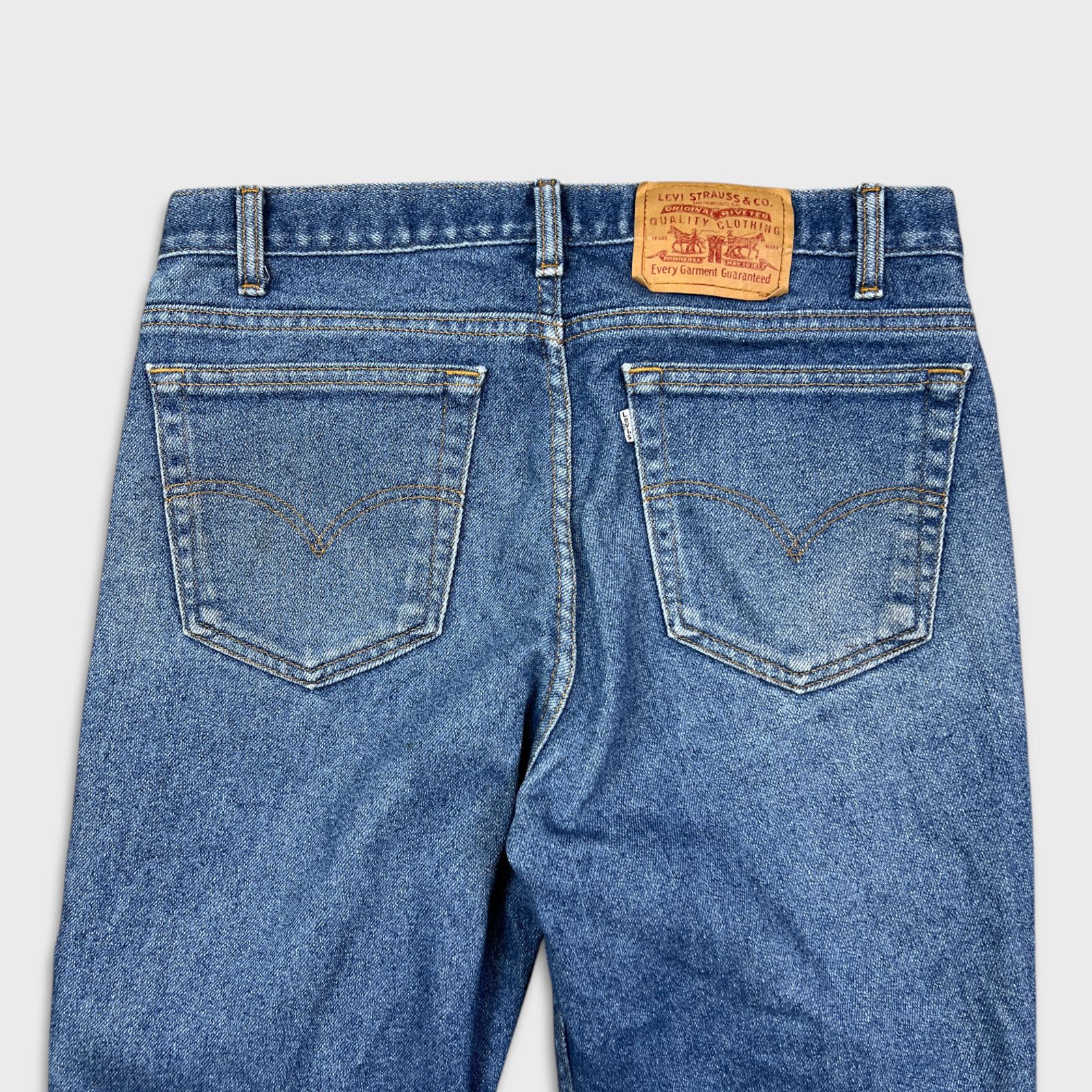 Levi's × Vintage Vintage 90s Levi's 505 34x30 White Tab Straight Relax Denim Size US 32 / EU 48 - 8 Thumbnail