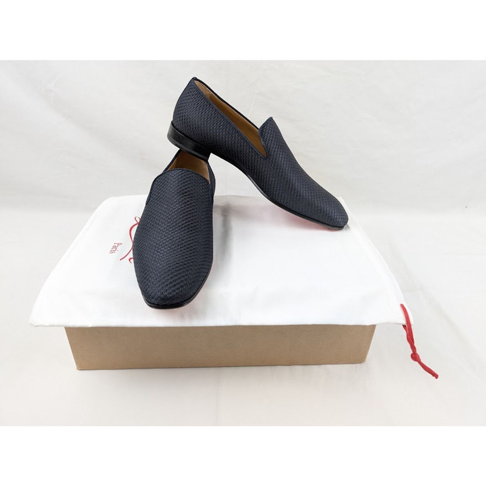 Christian Louboutin o1rshd1 Dandelion Flat Shoes in Navy Size US 10 / EU 43 - 16 Thumbnail