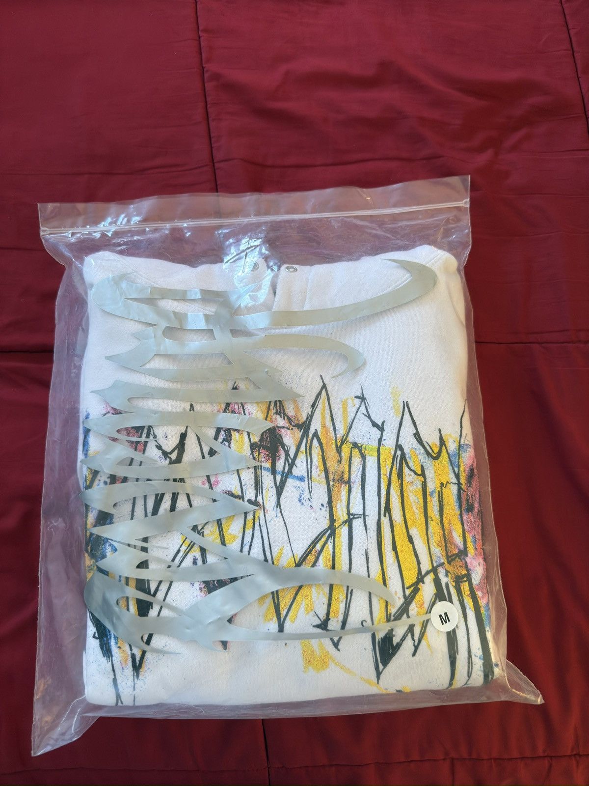Revenge Revenge x Lil Durk painting hoodie white M Size US M / EU 48-50 / 2 - 6 Thumbnail