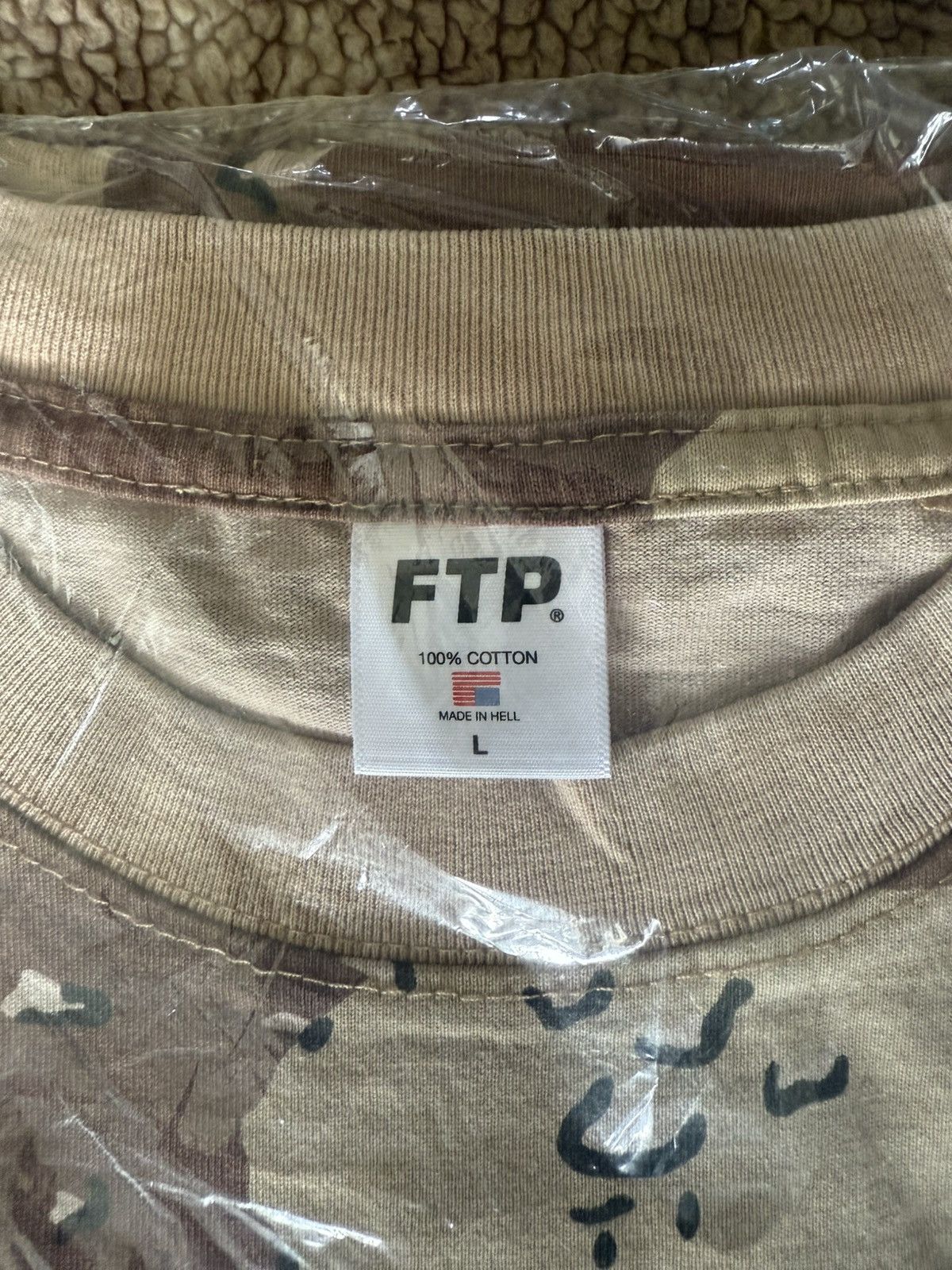 Fuck The Population FTP Desert Camo Logo Tee Size US L / EU 52-54 / 3 - 4 Thumbnail
