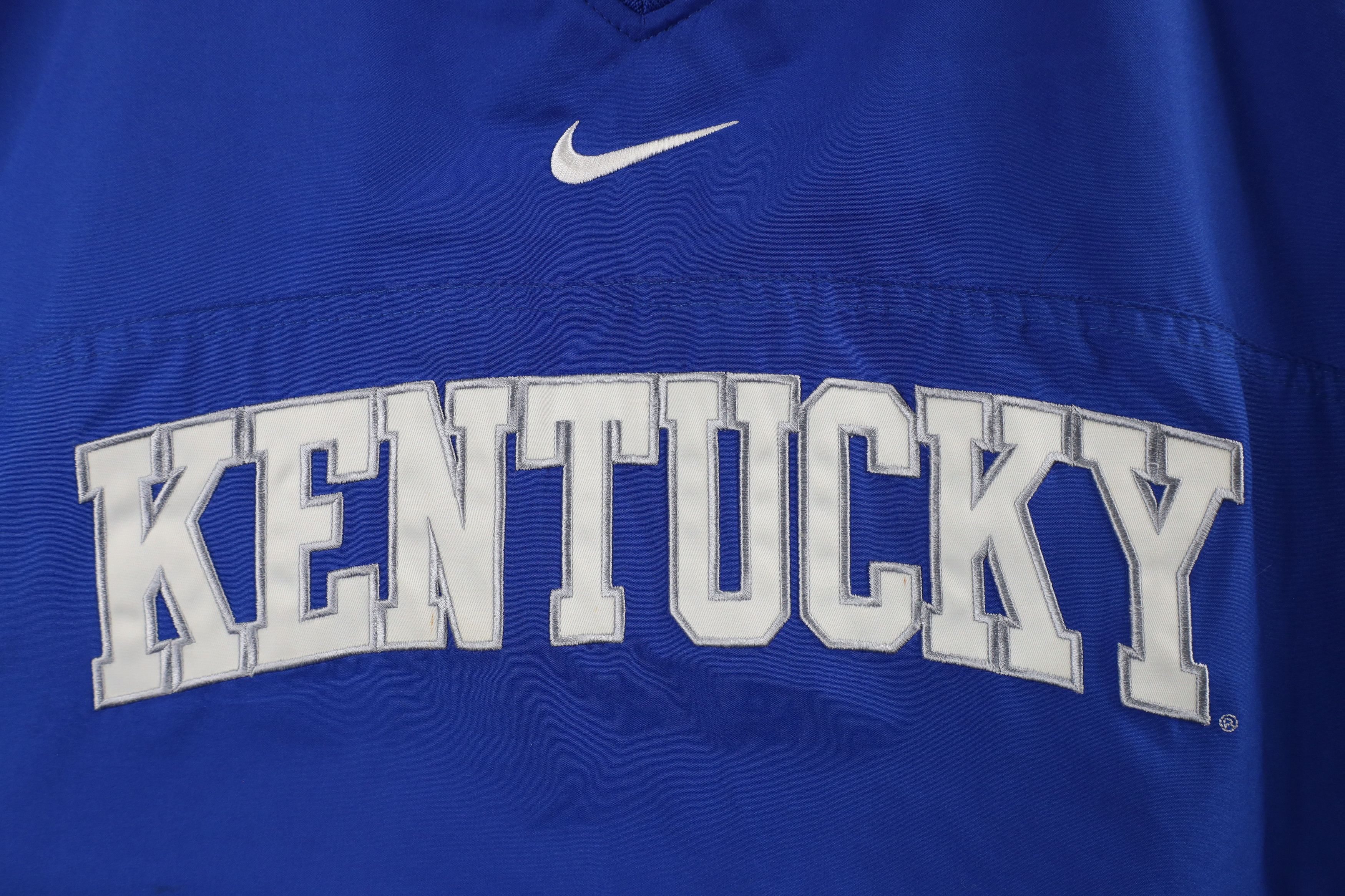 Nike × Vintage Vintage Nike Swoosh University of Kentucky Jacket Blue Size US L / EU 52-54 / 3 - 4 Thumbnail
