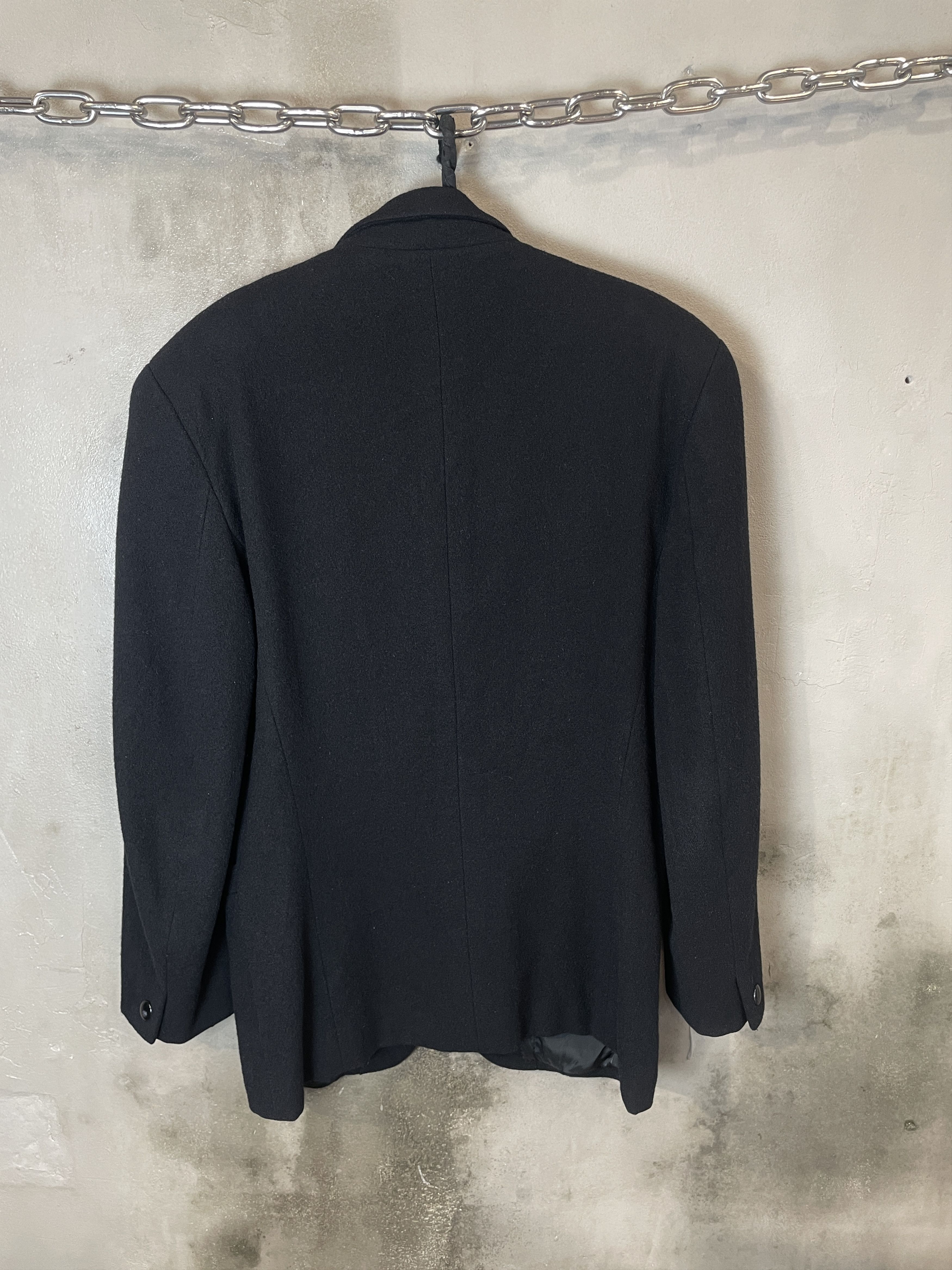 Thierry Mugler 80s Thierry Mugler 2 Button Wool Jacket Size 46R - 6 Thumbnail