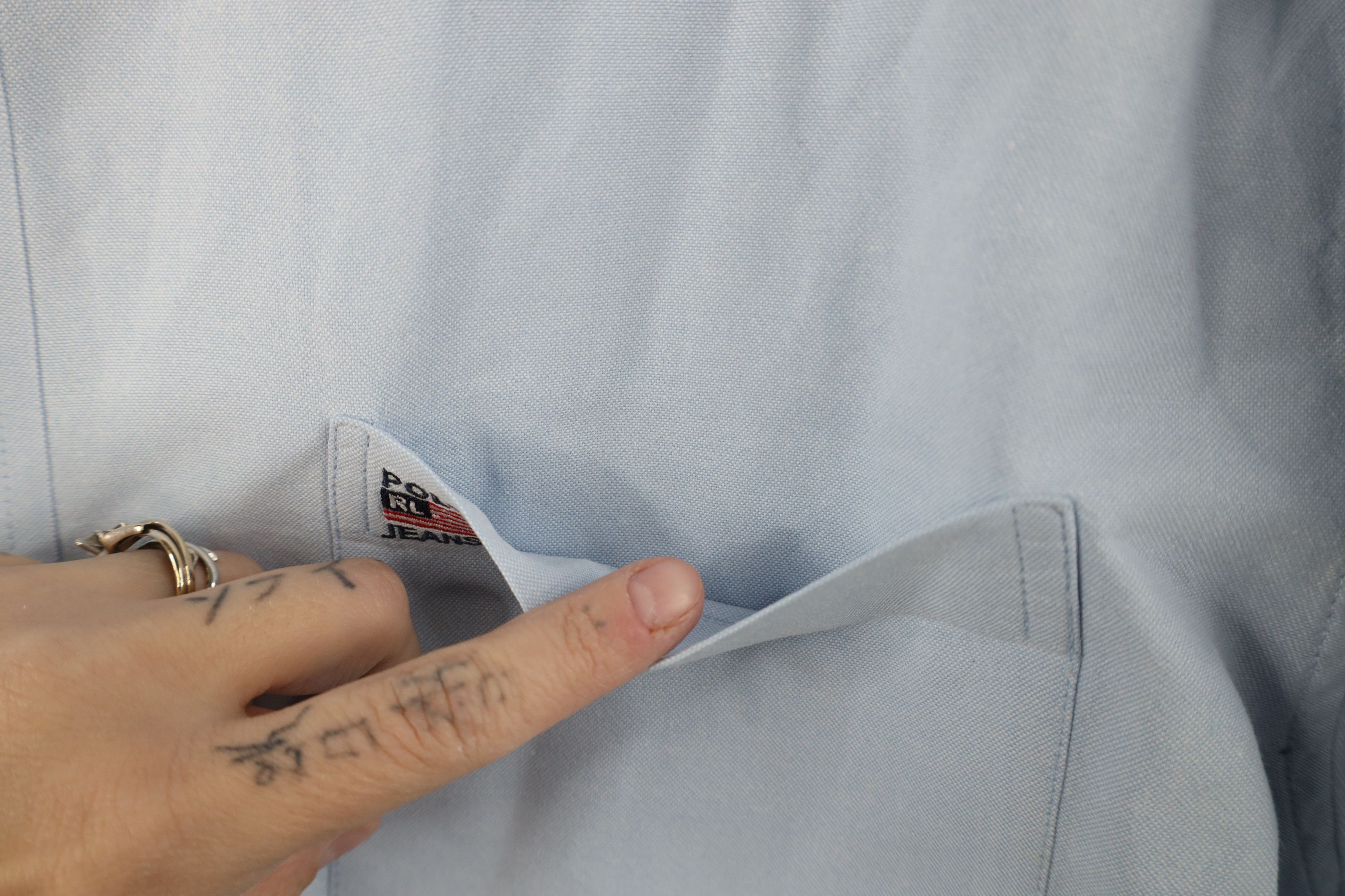 Ralph Lauren Vintage 90s Ralph Lauren USA Flag Oxford Button Down Shirt Size US XXL / EU 58 / 5 - 5 Thumbnail