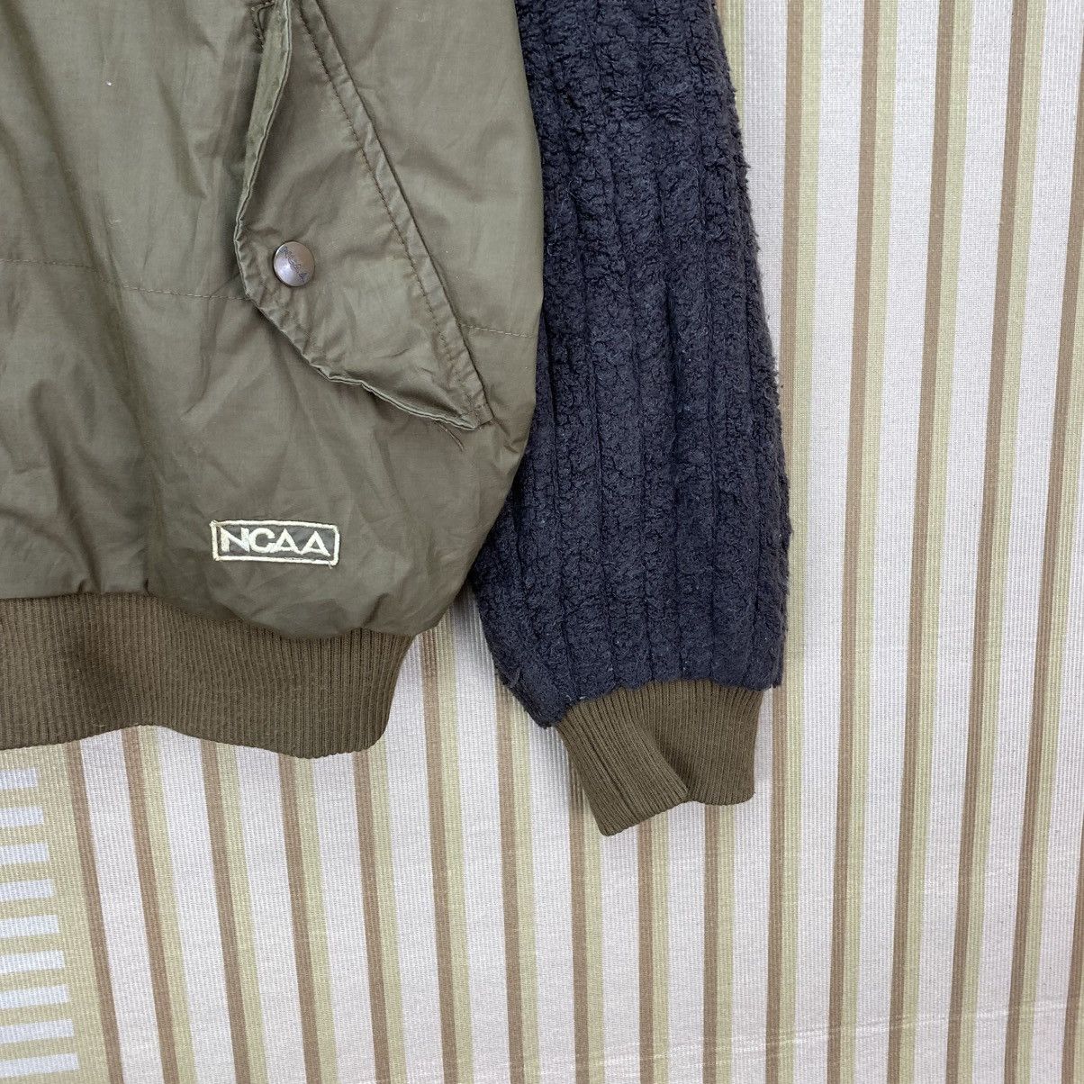 Descente 🫶Vintage Decente Bomber Nylon Knit Sleeve Jacket Size US M / EU 48-50 / 2 - 3 Thumbnail