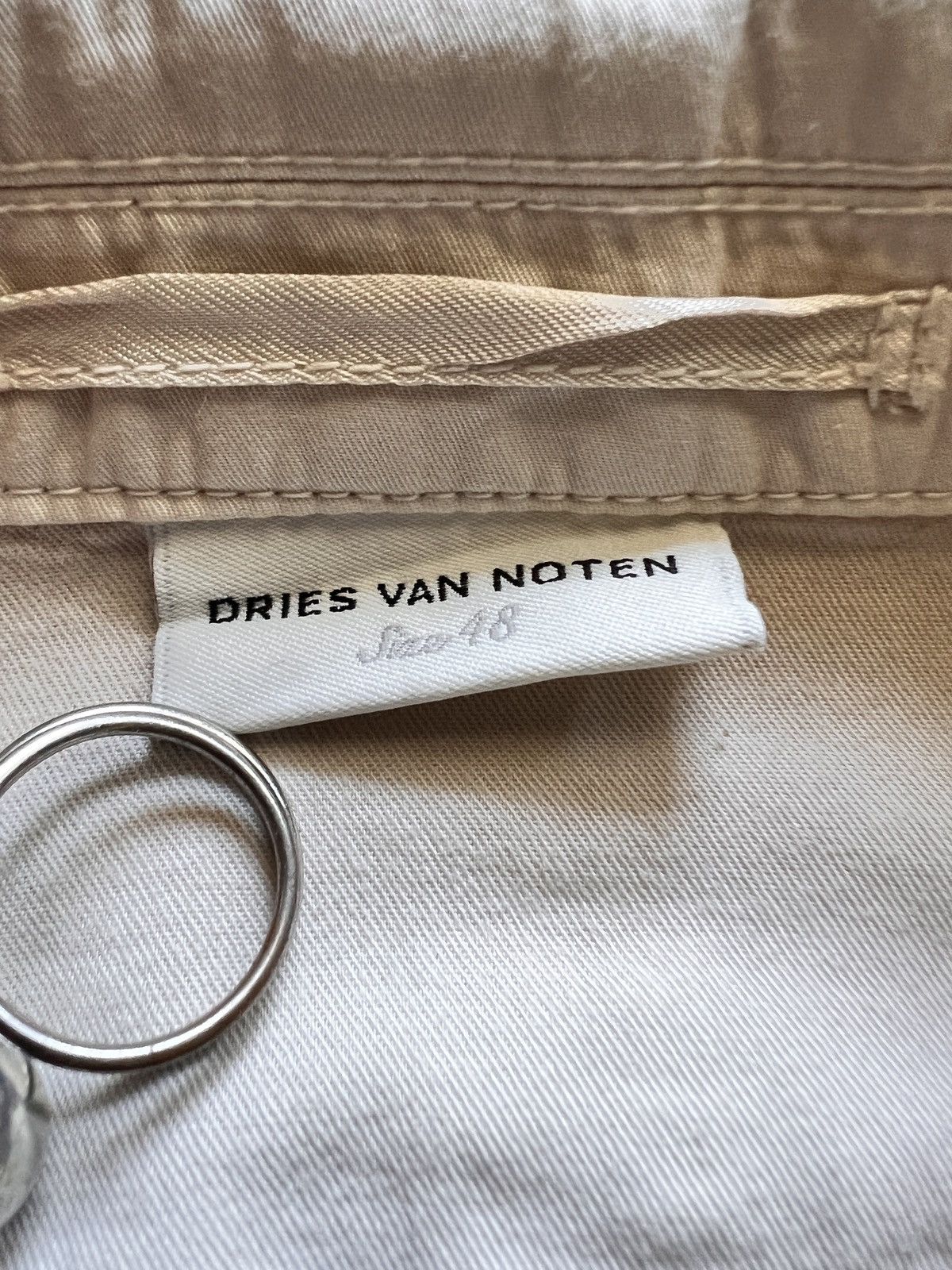 Dries Van Noten Dries Van Noten Beige 3 Button Light Jacket Size US M / EU 48-50 / 2 - 10 Thumbnail