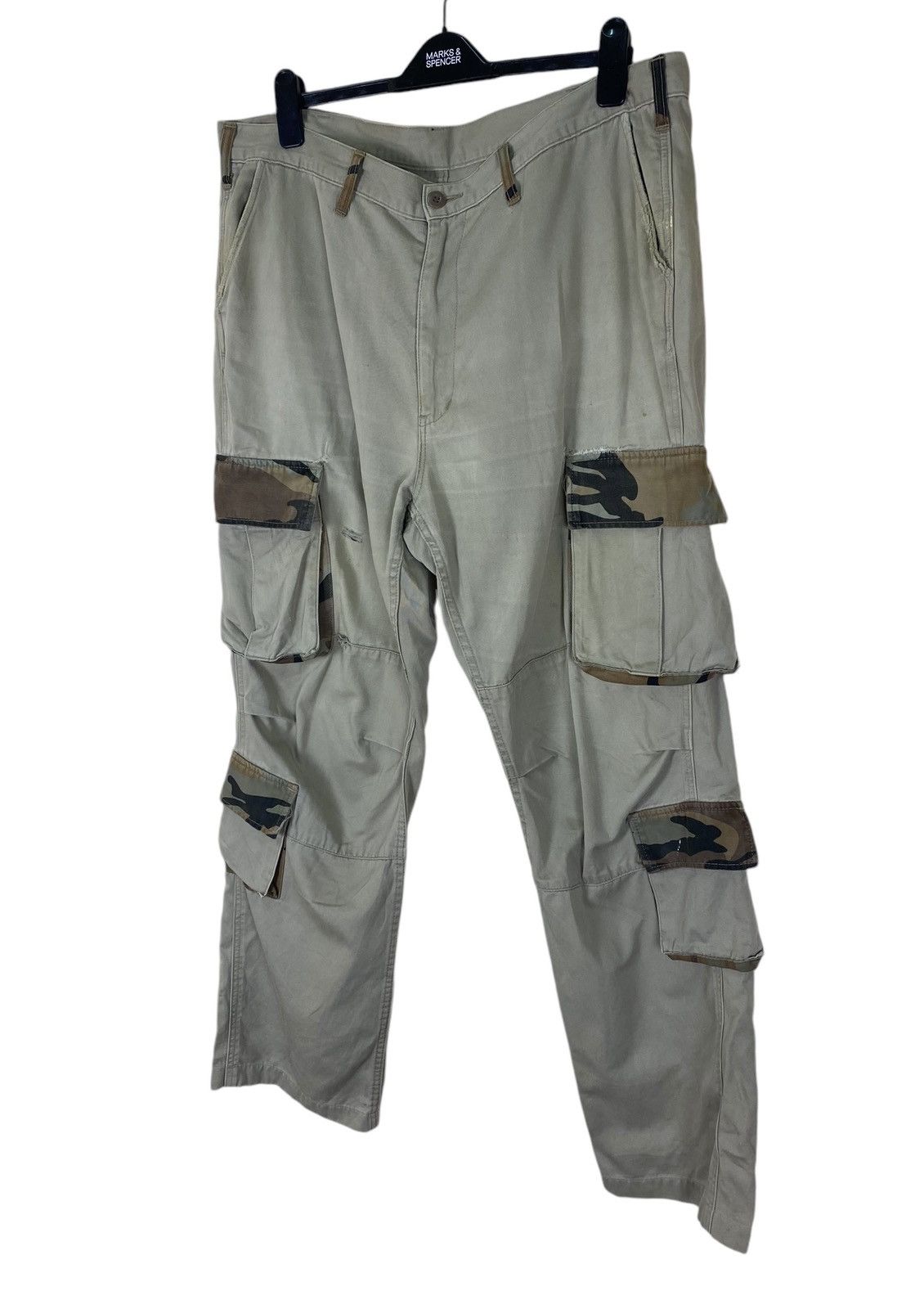 Japanese Brand Oversize Japanese Brand Multi Pocket Camo Cargo Pants Size US 40 / EU 56 - 6 Thumbnail