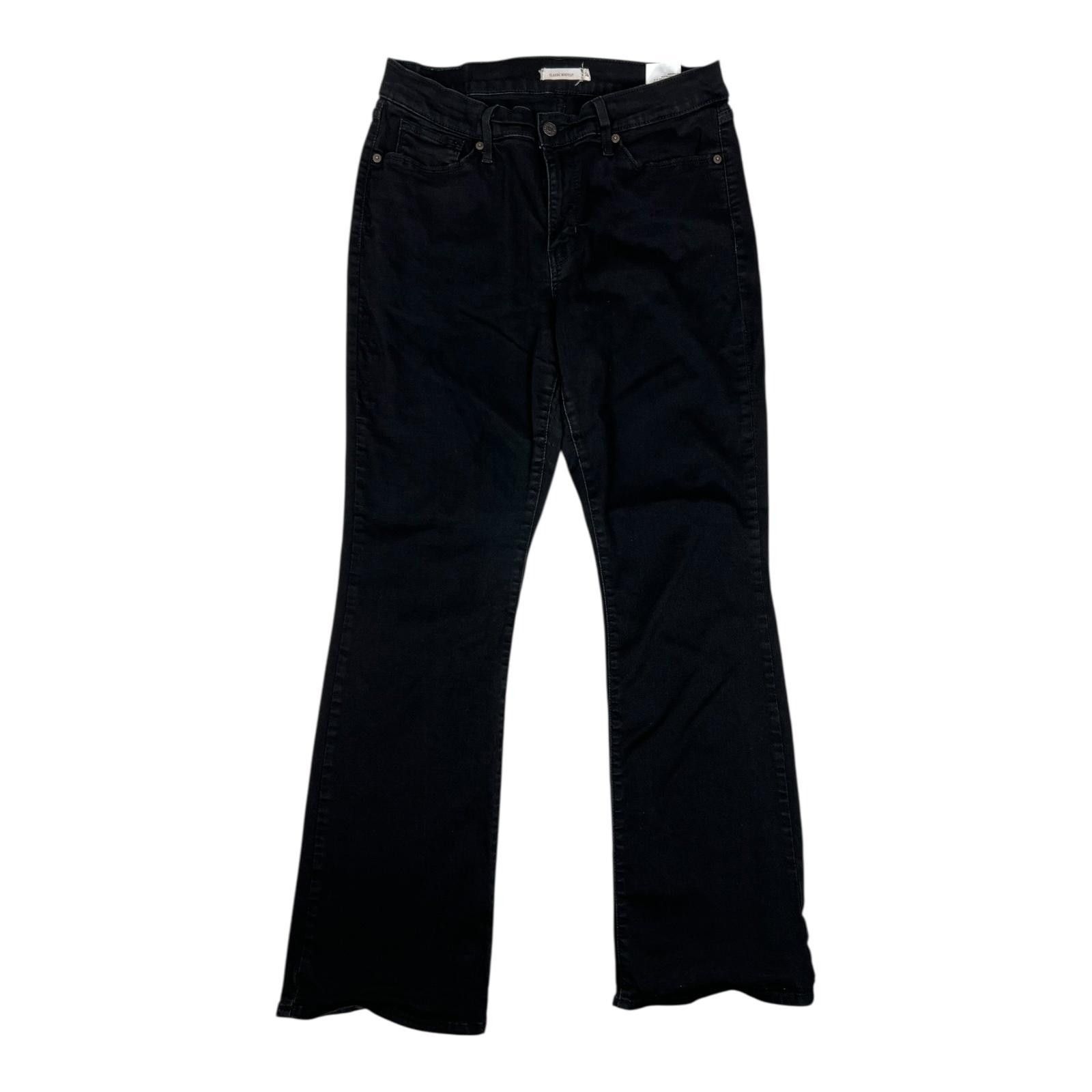 Levi's Levis 517 Jeans Women's 14 Black Classic Bootcut Stretch Den Size 32" / US 10 / IT 46 - 1 Thumbnail