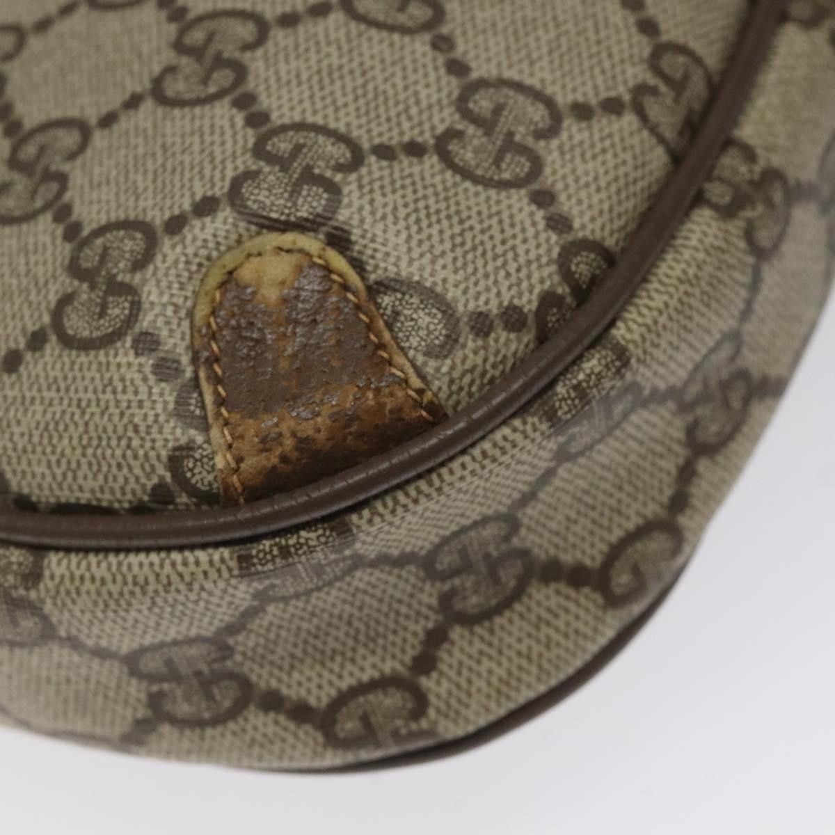 Gucci GUCCI GG Supreme Web Sherry Line Shoulder Bag Pvc Beige 89 Size ONE SIZE - 11 Thumbnail