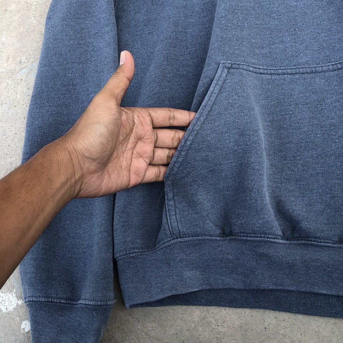 Vintage Vintage Thrashed Faded Boxy Fit Hoodie Size US M / EU 48-50 / 2 - 6 Thumbnail