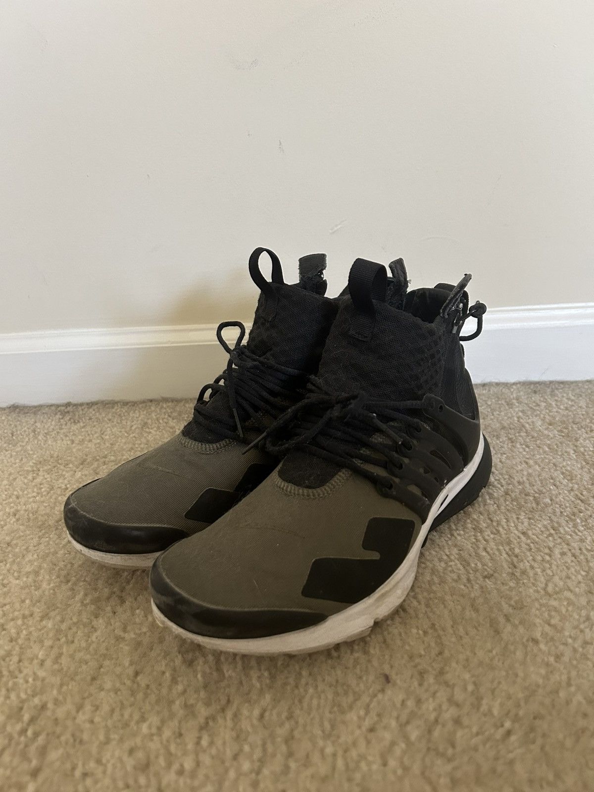 Acronym × Nike Nike Acronym Presto Olive Size US 8.5 / EU 41-42 - 2 Thumbnail