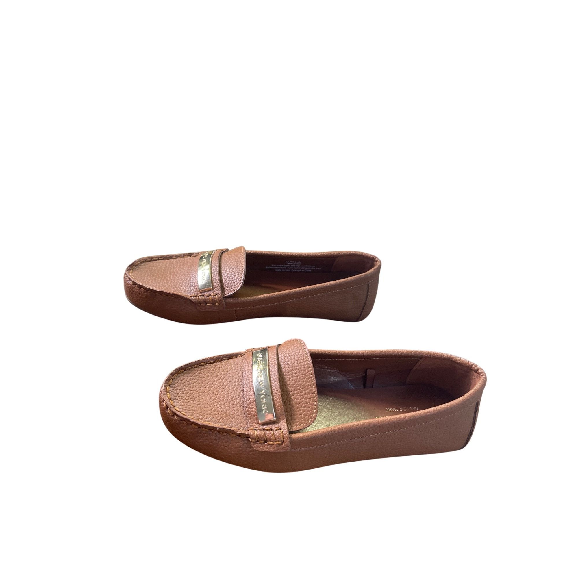 Designer Marc New York Womens Brown Slip-On Loafers Flats Size 5.5M S Size US 5.5 / IT 35.5 - 3 Thumbnail