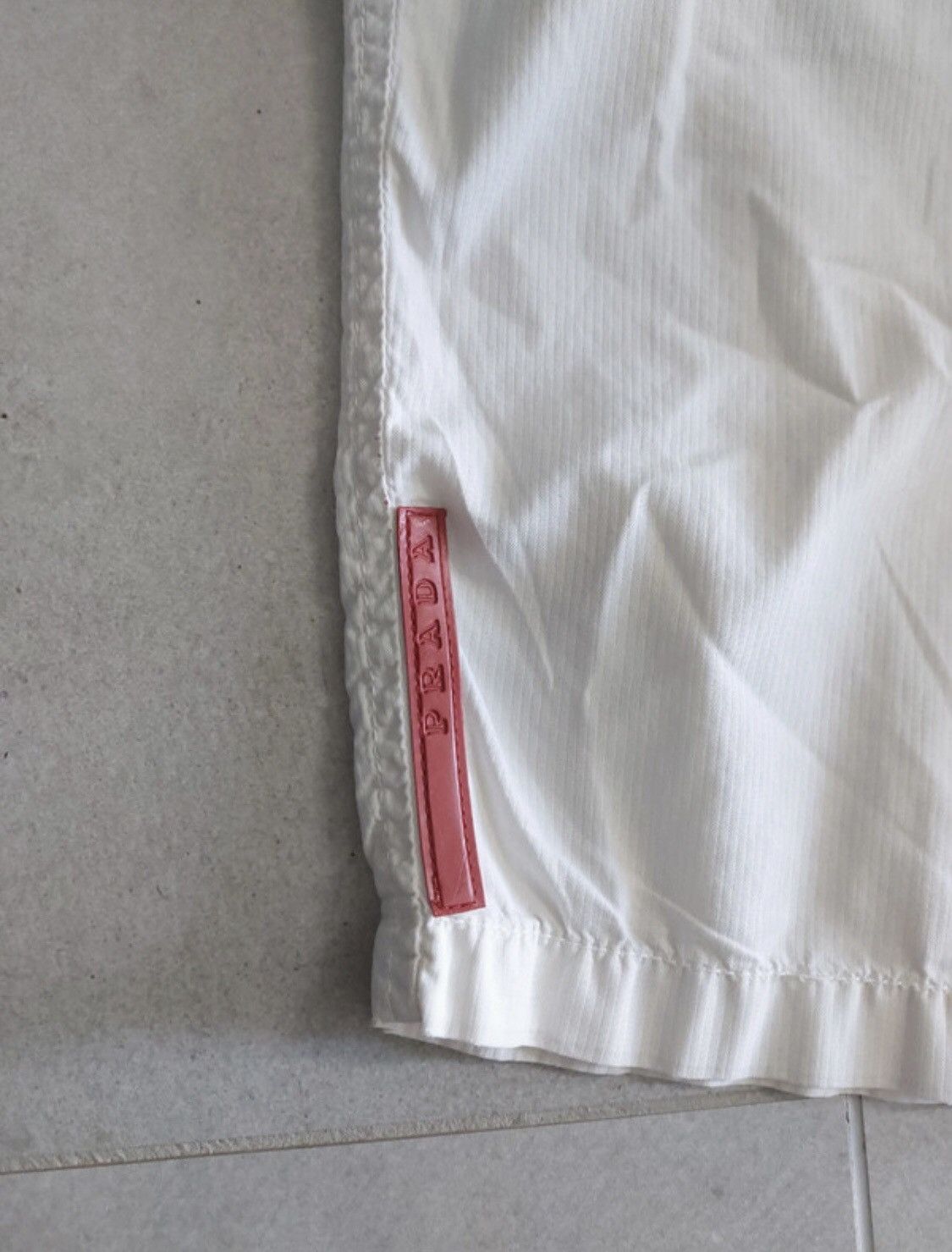 Prada × Vintage Vintage Prada Red Tab Shorts 46 Size Size US 30 / EU 46 - 2 Thumbnail