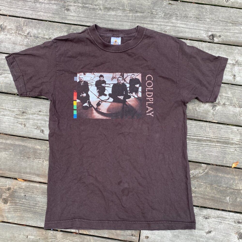 Vintage Vintage ColdPlay Band T Shirt Medium Diamond Star Tag Size US M / EU 48-50 / 2 - 4 Thumbnail