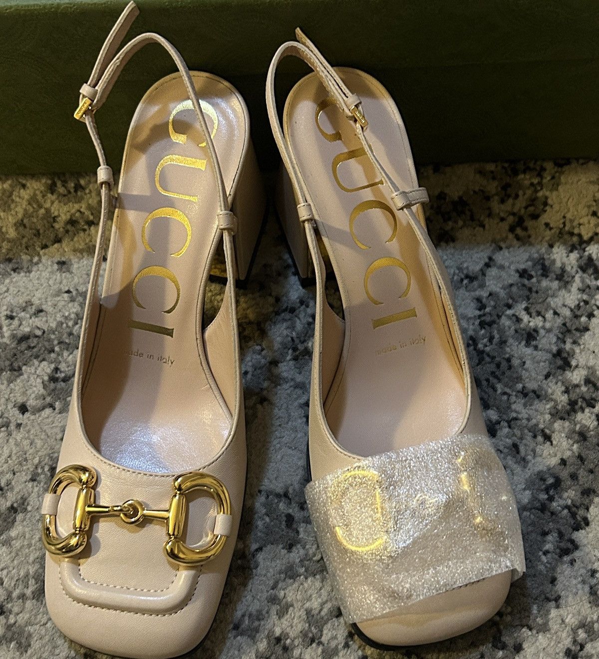Gucci Gucci Horsebit Mid Heel Slingback Pump Size 35 Skin Rose Size US 5 / IT 35 - 4 Thumbnail