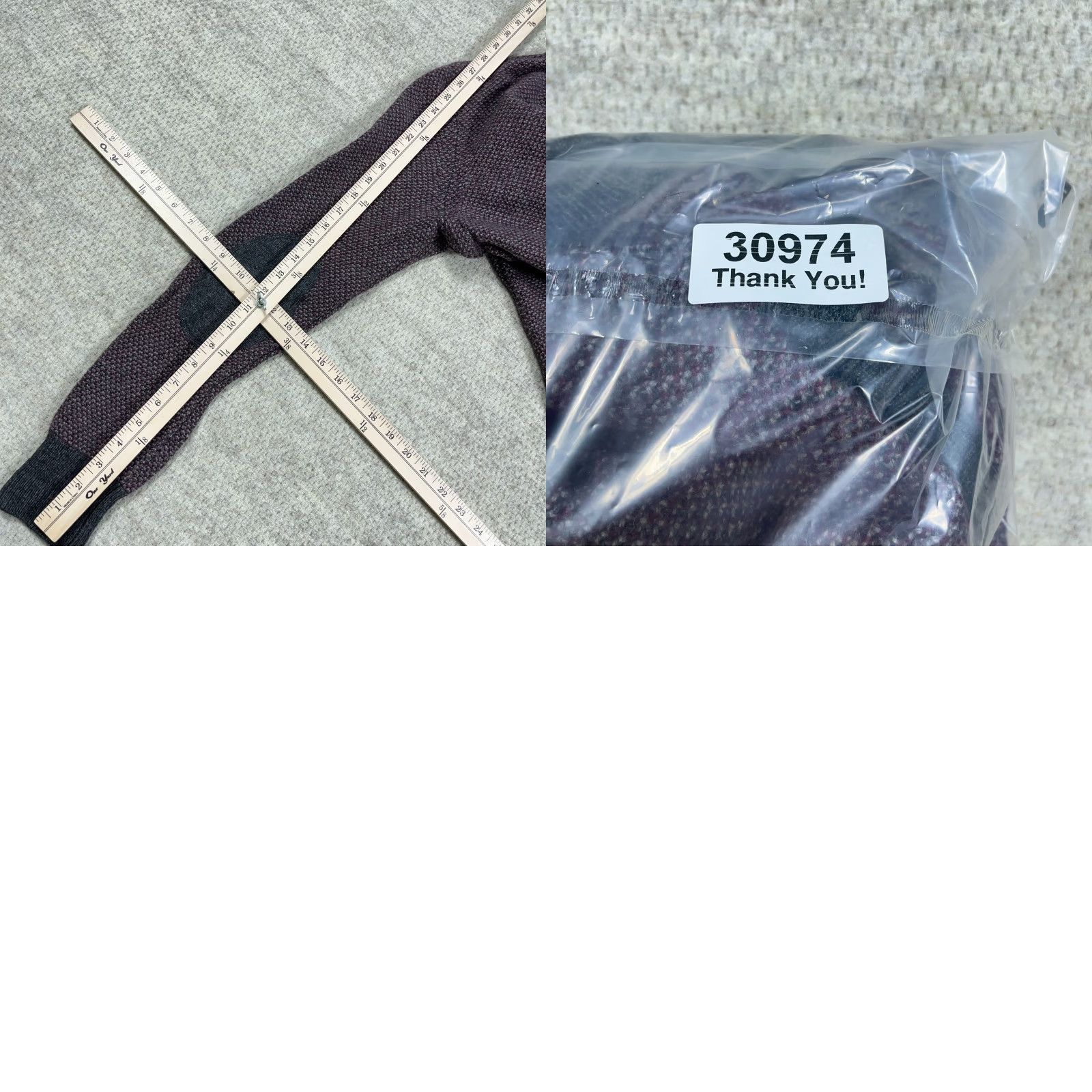 Jos. A. Bank Jos A Bank Sweater Mens Large Gray Maroon Wool Blend Full Zip Size US L / EU 52-54 / 3 - 8 Thumbnail
