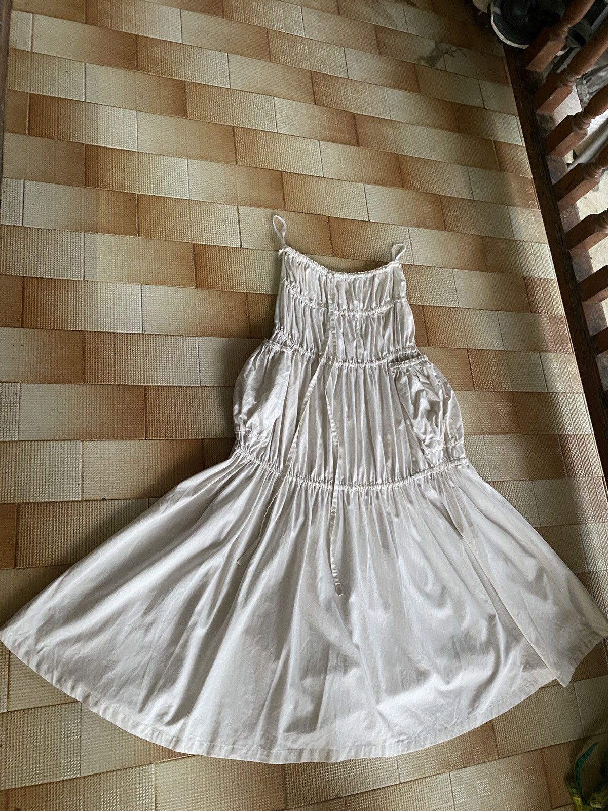 Jean Paul Gaultier Jean Paul Gaultier Femme Archival Smocked Tiered Sun Dress Size S / US 4 / IT 40 - 3 Thumbnail