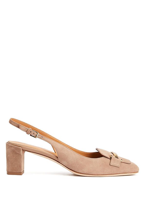 Tod's o1s22i1n0325 Cappuccino Goat Leather Pumps in Beige Size US 9 / IT 39 - 1 Thumbnail