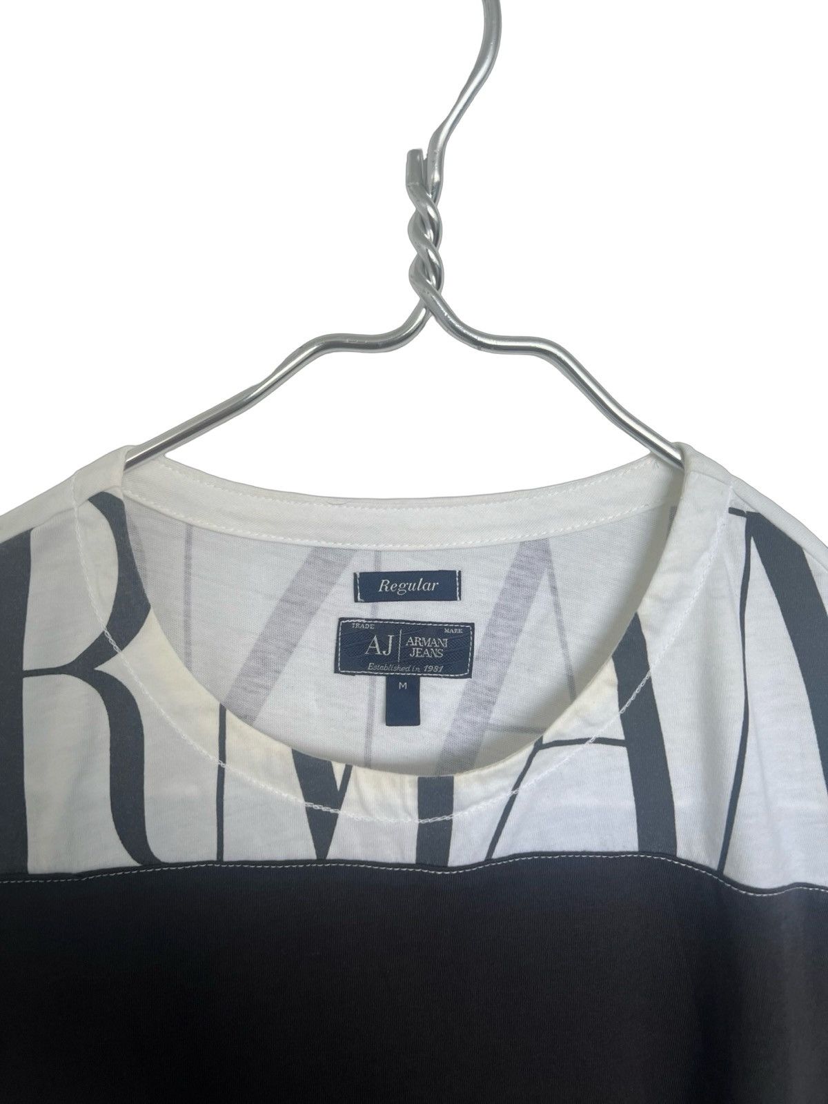 Armani Armani Jeans T-Shirt Logo Size US M / EU 48-50 / 2 - 2 Thumbnail