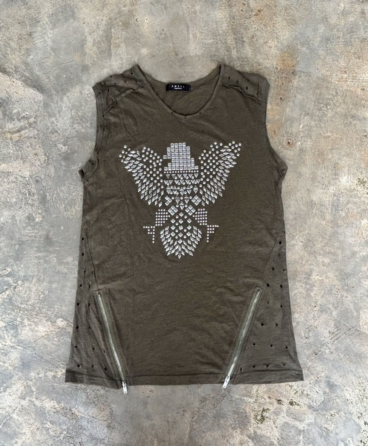 Hysteric Glamour Distressed Swell Punk Style Beater Size US M / EU 48-50 / 2 - 1 Thumbnail