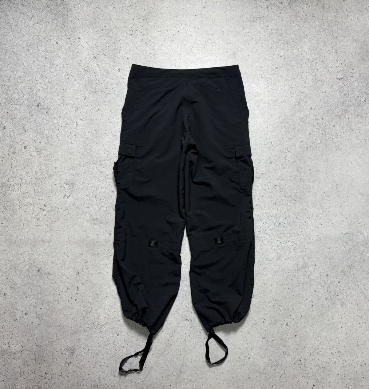 Nike Nike Vintage Cargo Pants Black Nylon Drill Swoosh Y2K Baggy Size US 32 / EU 48 - 5 Thumbnail