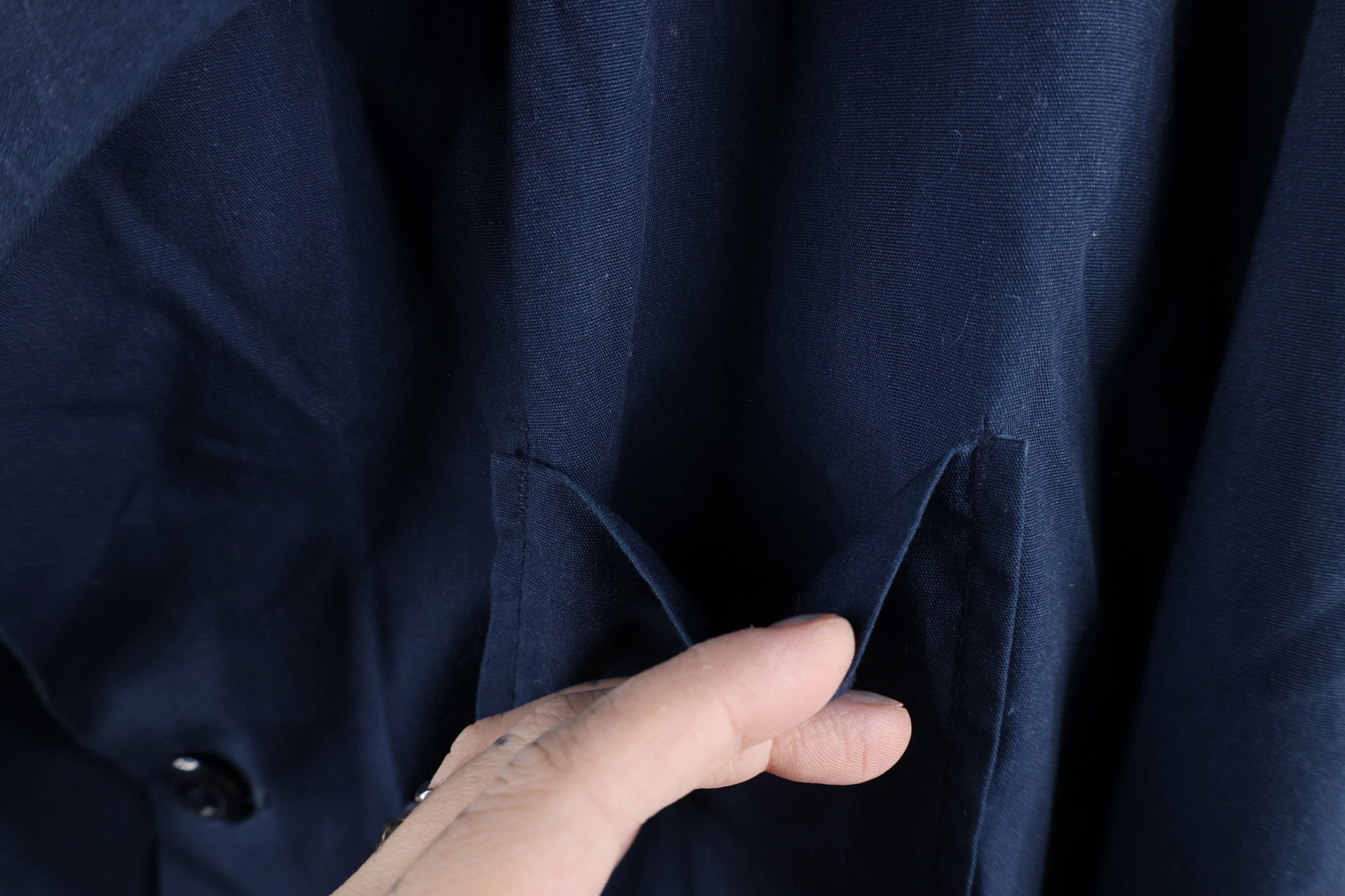 Vintage Vintage 70s Streetwear Mechanic Lab Coat Jacket Blue USA Size US L / EU 52-54 / 3 - 12 Thumbnail