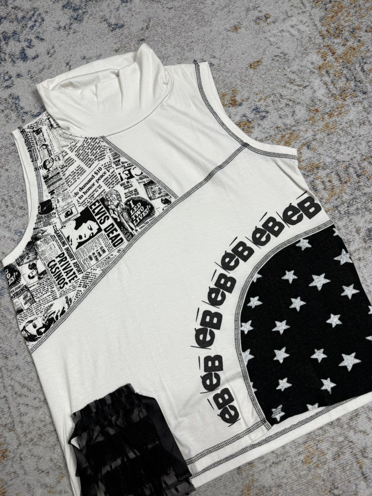 Japanese Brand Eb elvis art tank top Size US M / EU 48-50 / 2 - 2 Thumbnail