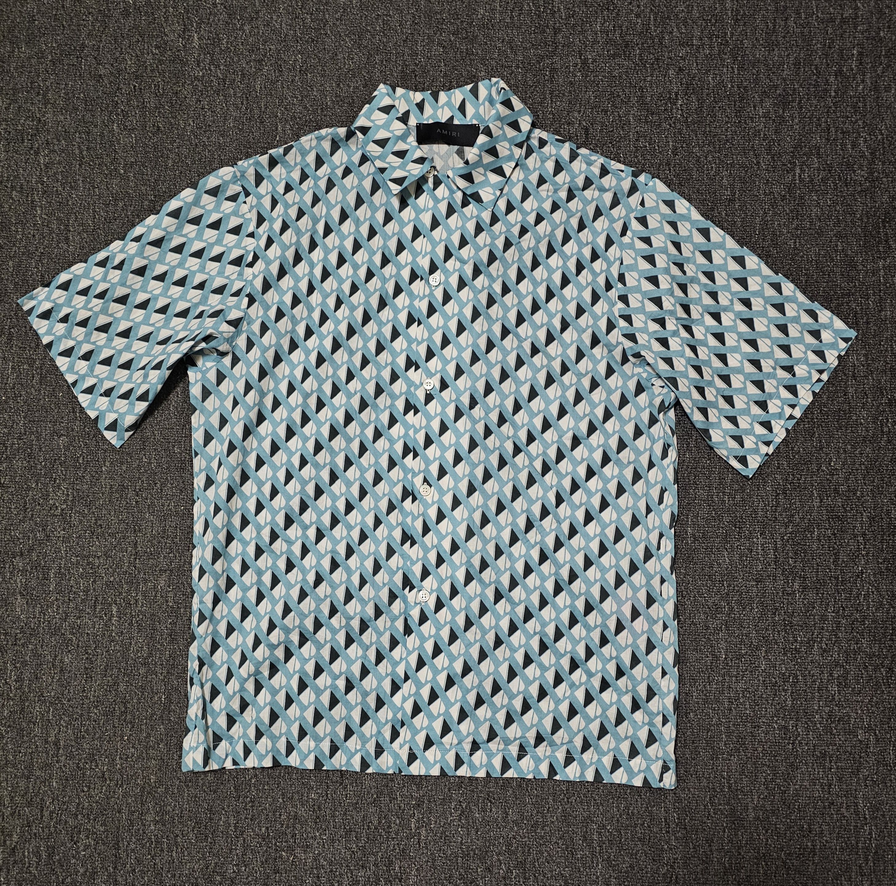 Amiri Men's Short Sleeve Oversize Shirt size S 2 chainz wear