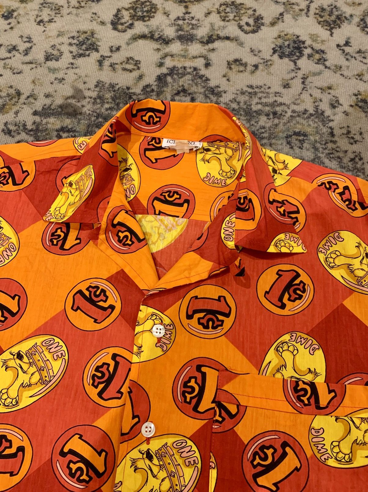 Iceberg × Kanye West × Vintage 80’s Iceberg open collar shirt Size US XL / EU 56 / 4 - 3 Thumbnail