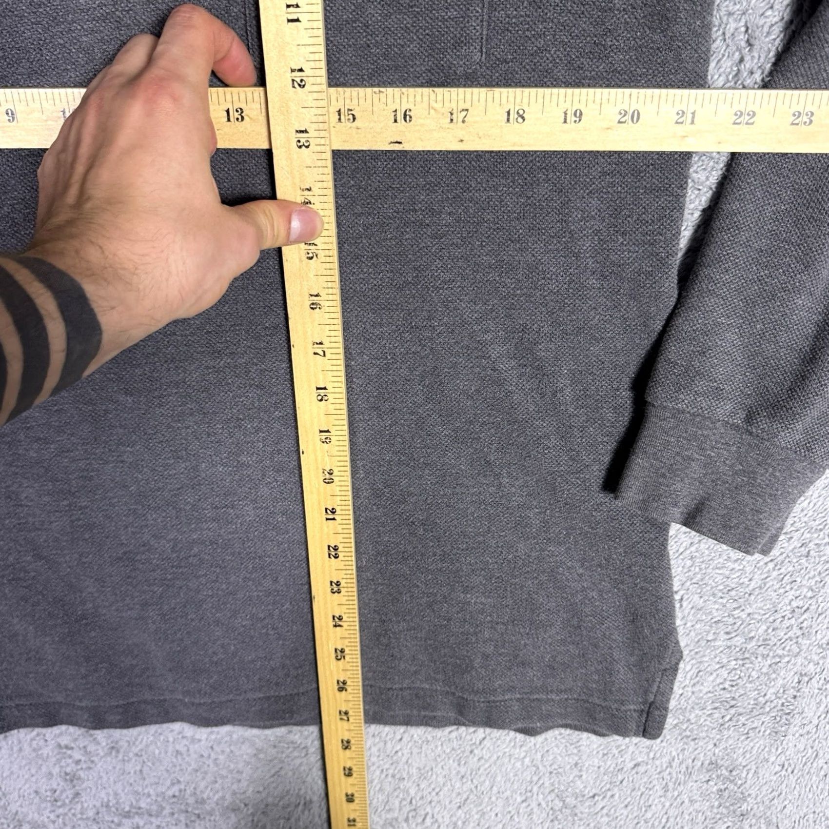 Polo Ralph Lauren VINTAGE Polo Ralph Lauren Rugby Shirt Mens M 90s Sweater Pocket Knit Pullover Size US M / EU 48-50 / 2 - 6 Thumbnail