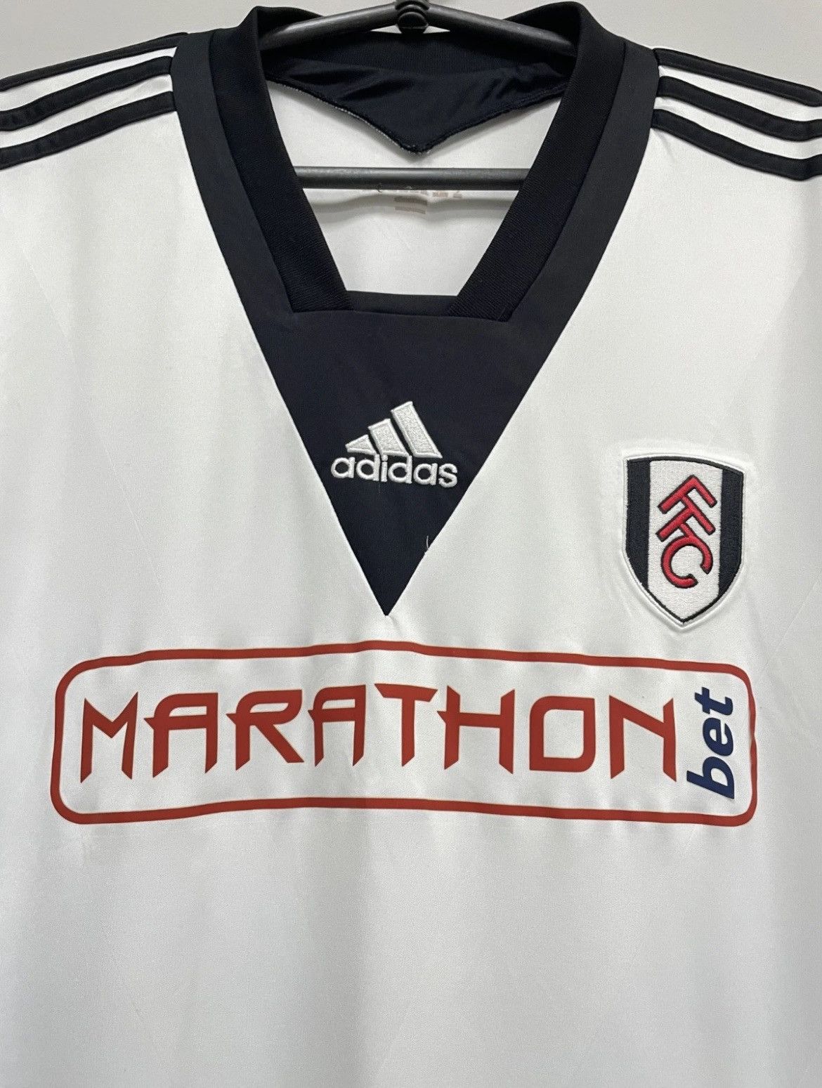 Adidas Fulham FC 2013/2014 Home Football Long Sleeve Jersey Adidas Size US XXL / EU 58 / 5 - 3 Thumbnail