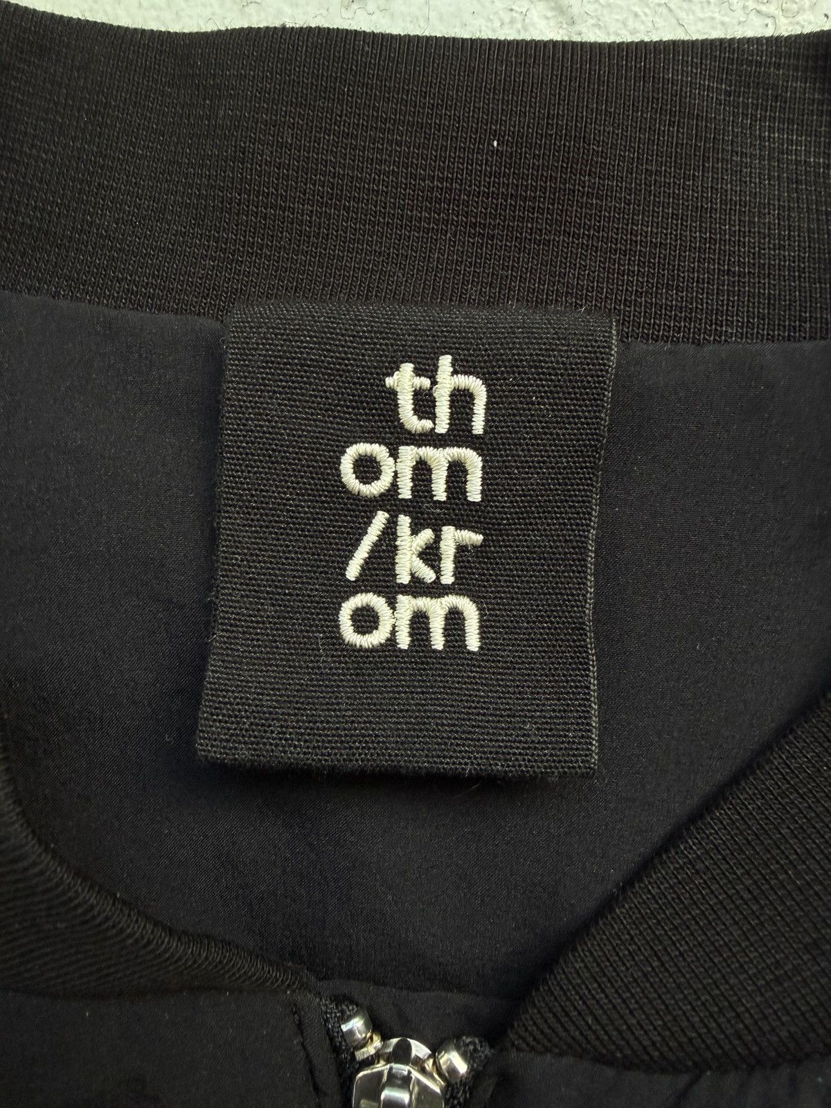 Thom Krom Thom Krom Black Nylon Bomber Down Jacket Size US L / EU 52-54 / 3 - 3 Thumbnail