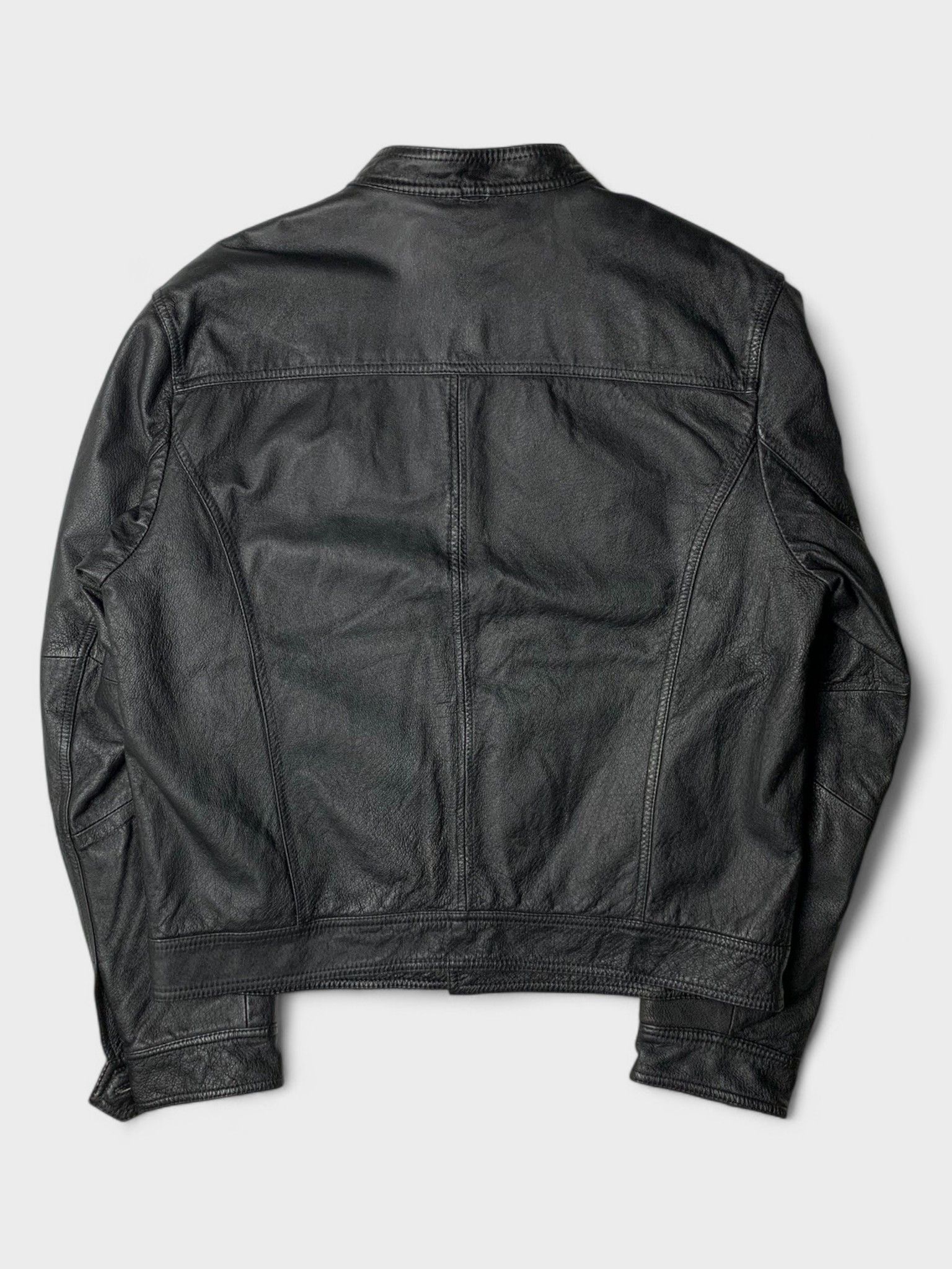 Armani Armani Jeans pig leather trucker jacket Size US XXL / EU 58 / 5 - 2 Thumbnail