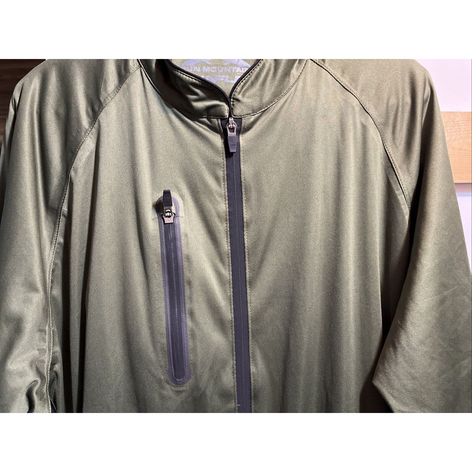 Other Sun Mountain Rainflex Mens Full Zip Golf Jacket Medium Green Size US M / EU 48-50 / 2 - 7 Thumbnail