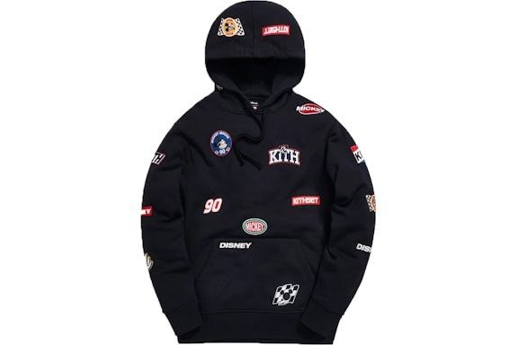Disney × Kith Kith x Disney Mickey AOP Patch Hoodie Black Size US M / EU 48-50 / 2 - 1 Thumbnail