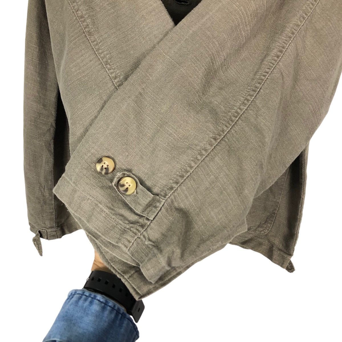 Issey Miyake 🔥Vintage Hikory Chore Jacket Hill Crop Western Made Design Size US M / EU 48-50 / 2 - 12 Thumbnail