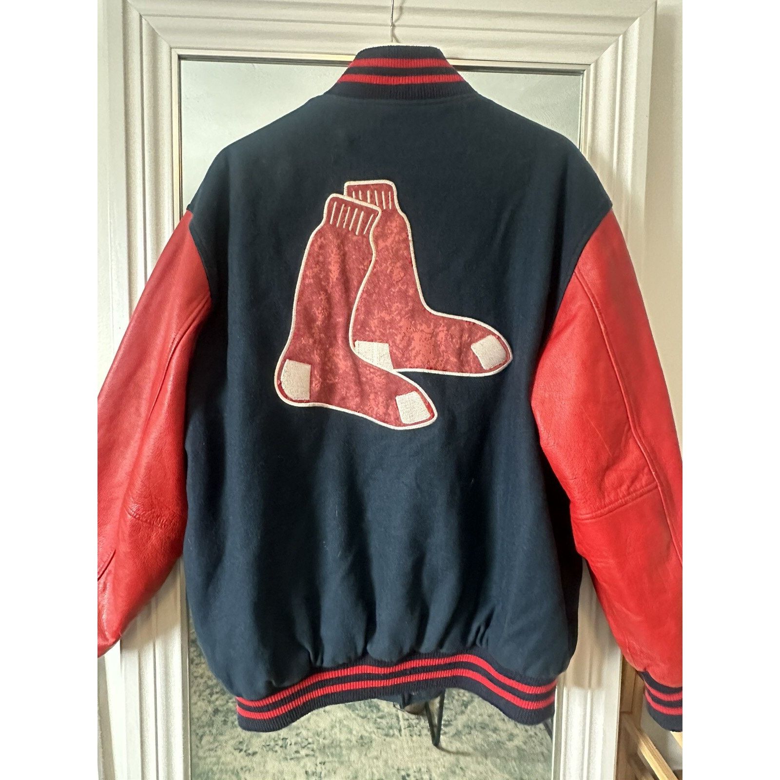 G-III Boston Red Sox Jacket MLB Baseball Varsity Vintage Leather Size US L / EU 52-54 / 3 - 2 Thumbnail