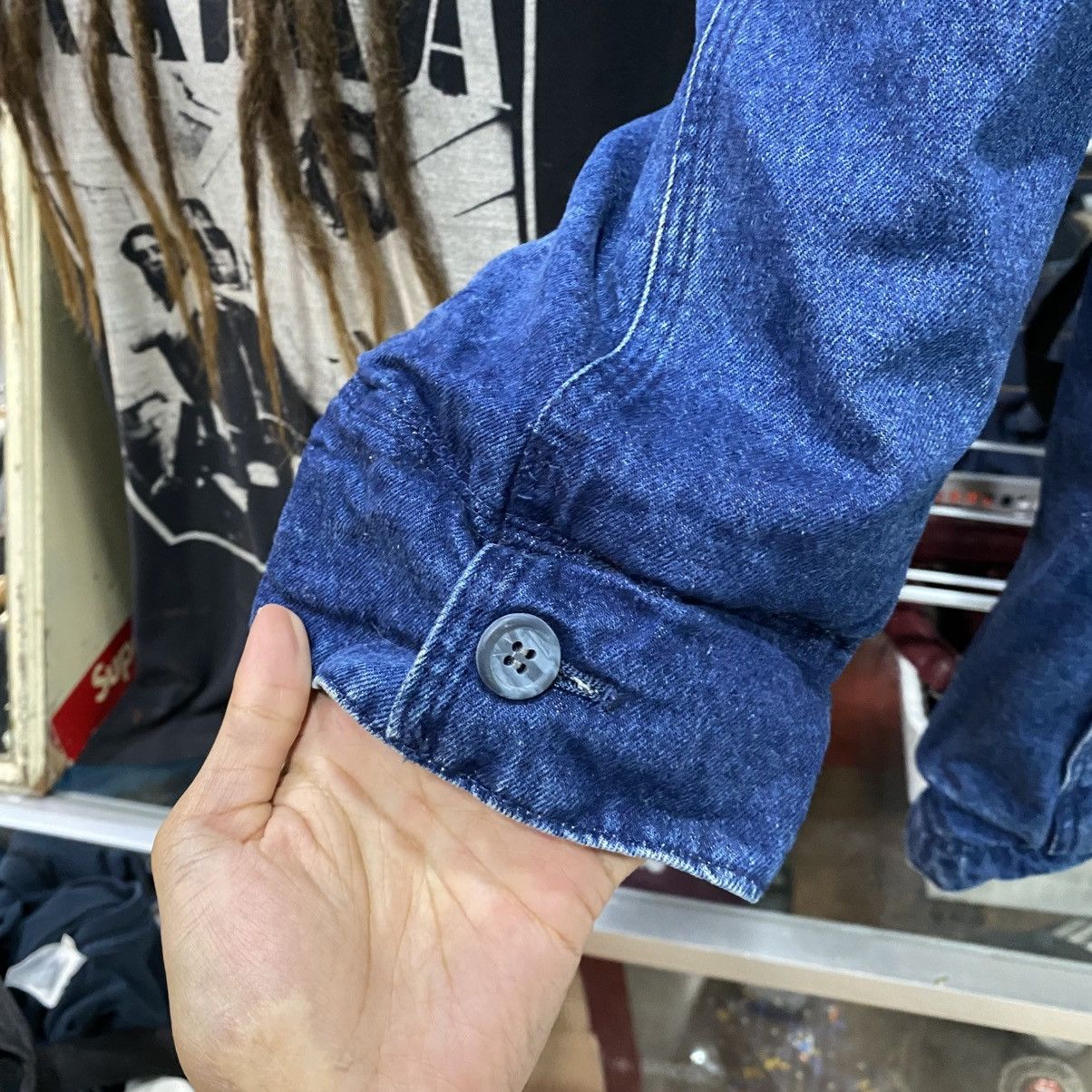 Vintage Vintage Crampe denim chore jacket LIKE NEW‼️ Size US XL / EU 56 / 4 - 10 Thumbnail