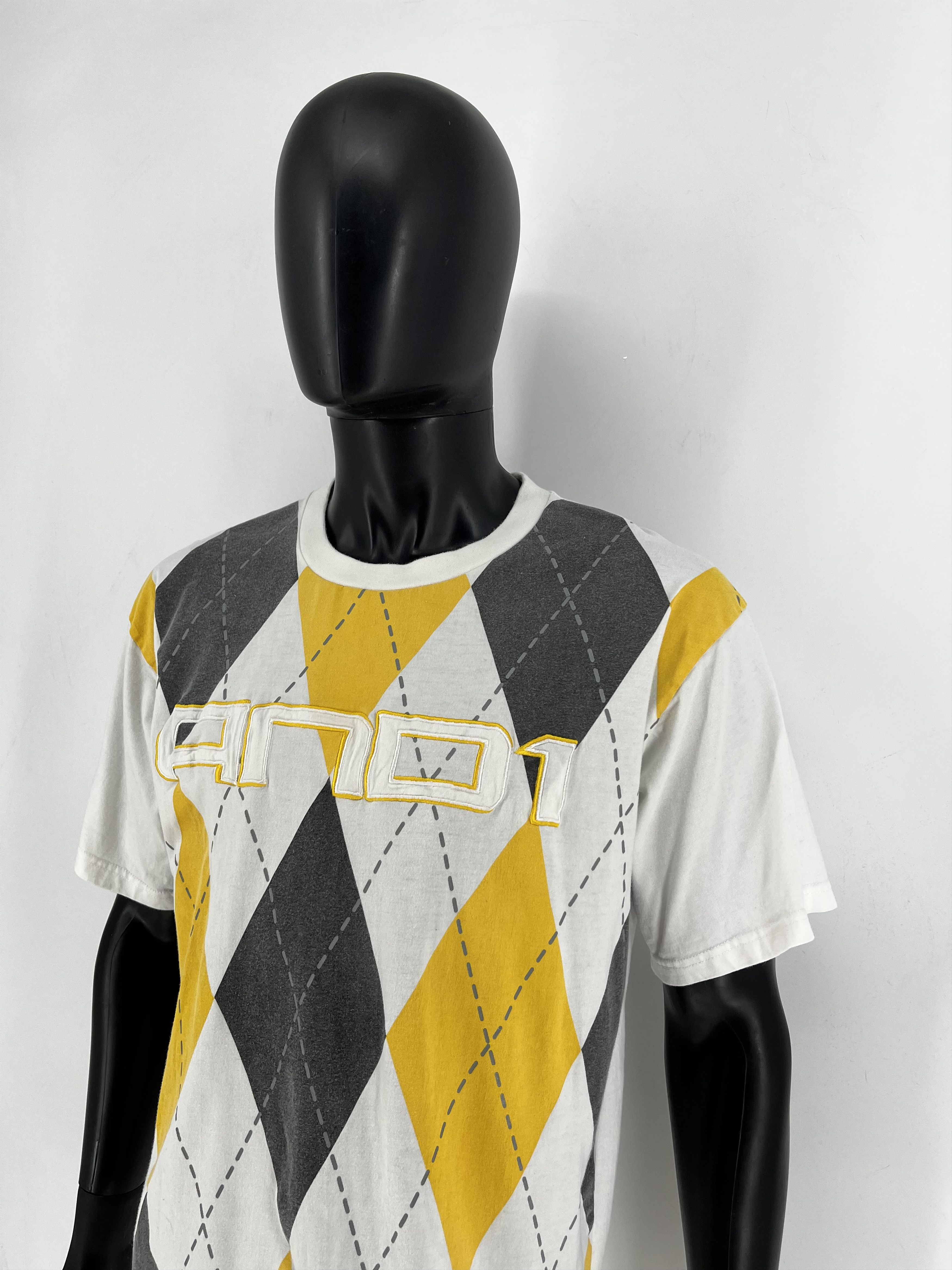 Other Vintage AND1 Argyle Pattern Tee Y2K Basketball Style L Size US L / EU 52-54 / 3 - 5 Thumbnail
