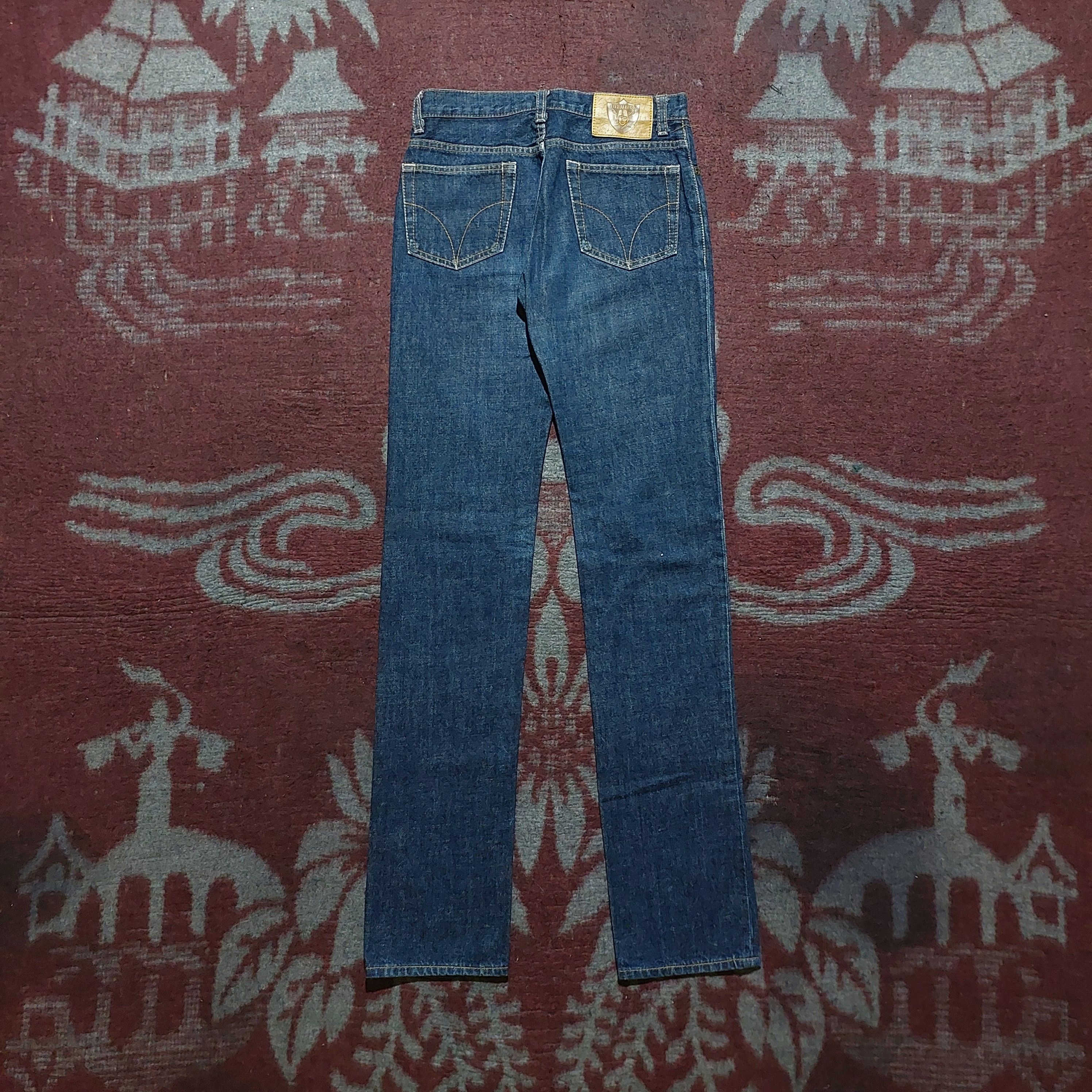 Hysteric Glamour Hysteric Glamour Oaklan Riders indigo blue Denim Size US 27 - 2 Thumbnail