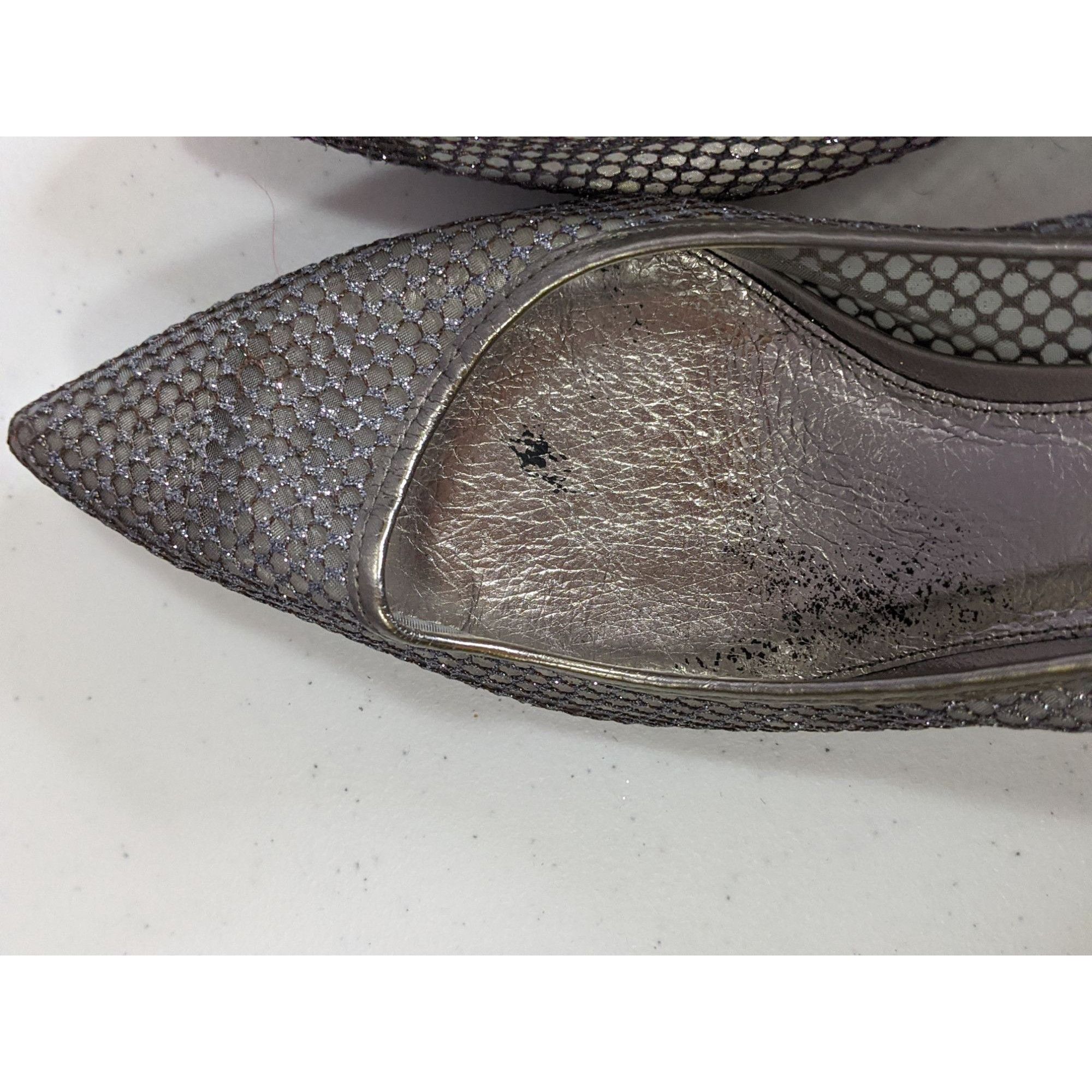 Adrianna Papell Adrianna Papell Melody Glitter Pumps Metallic Mesh 2-Inch He Size US 11 / IT 41 - 5 Thumbnail