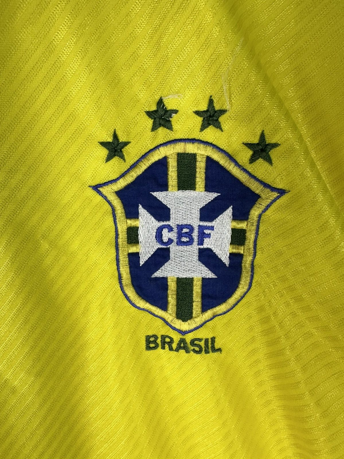 Umbro × Vintage Vtg 90’s Umbro Brasil Home Number 8 Dunga National Jersey Size US M / EU 48-50 / 2 - 5 Thumbnail