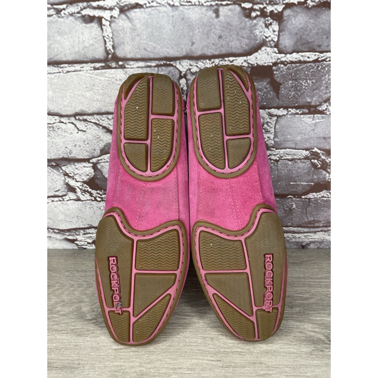 Rockport Rockport Fuchsia Pink Suede Leather Penny Loafer Driving Fla Size US 8 / IT 38 - 8 Thumbnail