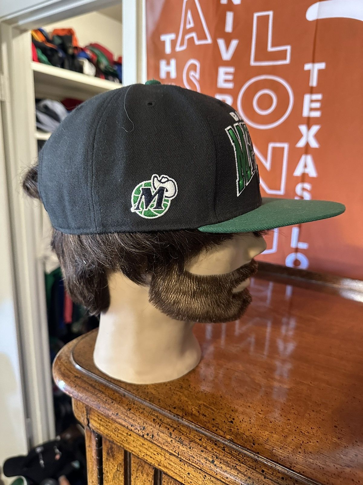 NBA × Vintage Vintage NBA Dallas Mavericks “old school green” hat 00s Size ONE SIZE - 3 Thumbnail