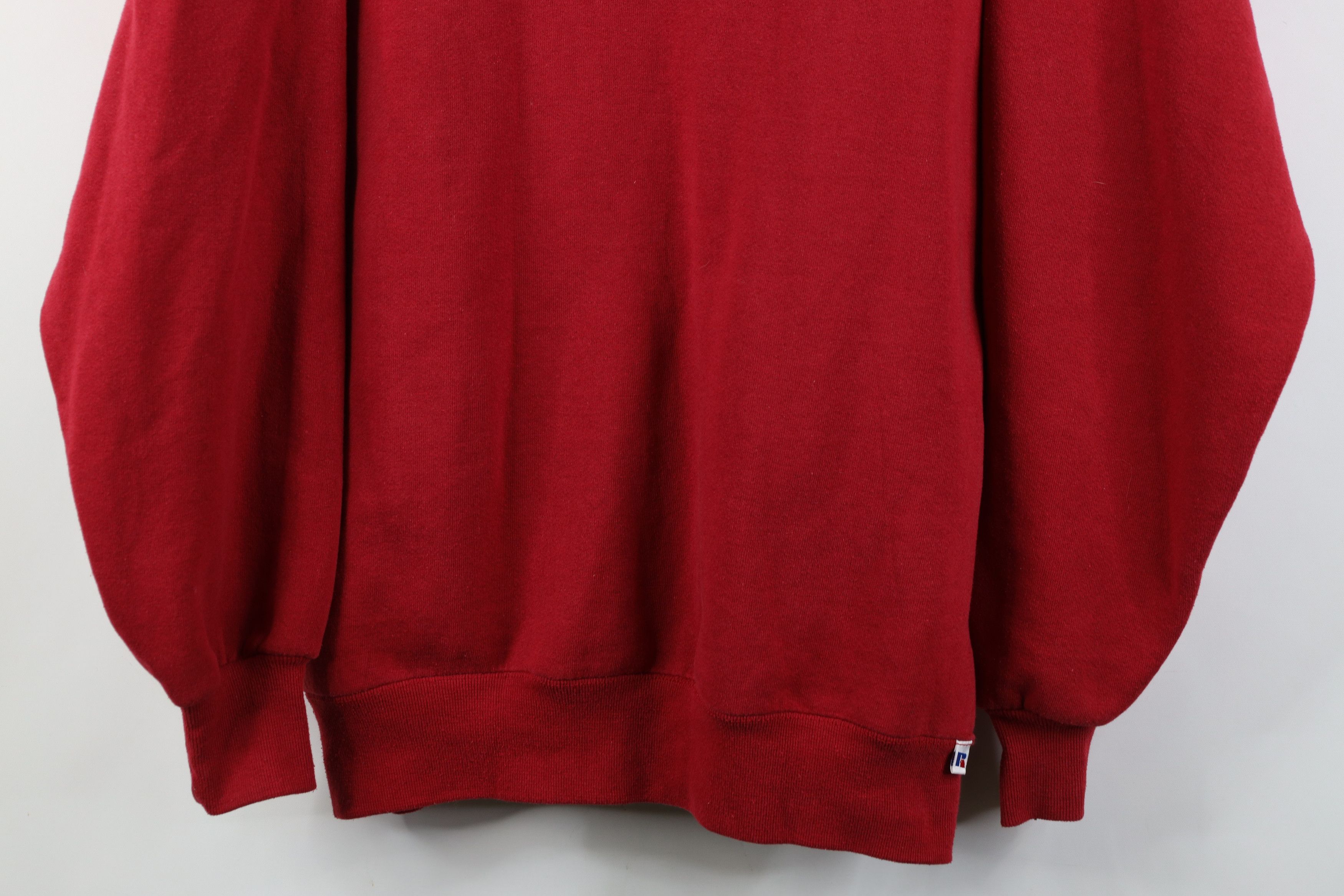 Russell Athletic Vintage 90s Russell Athletic Crewneck Sweatshirt USA Red Size US L / EU 52-54 / 3 - 3 Thumbnail